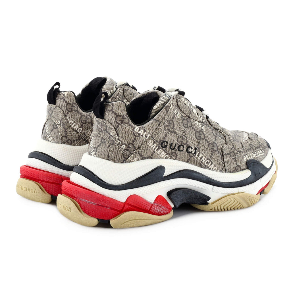 x Gucci The Hacker Project Women's Triple S Sneakers GG Coated Canvas