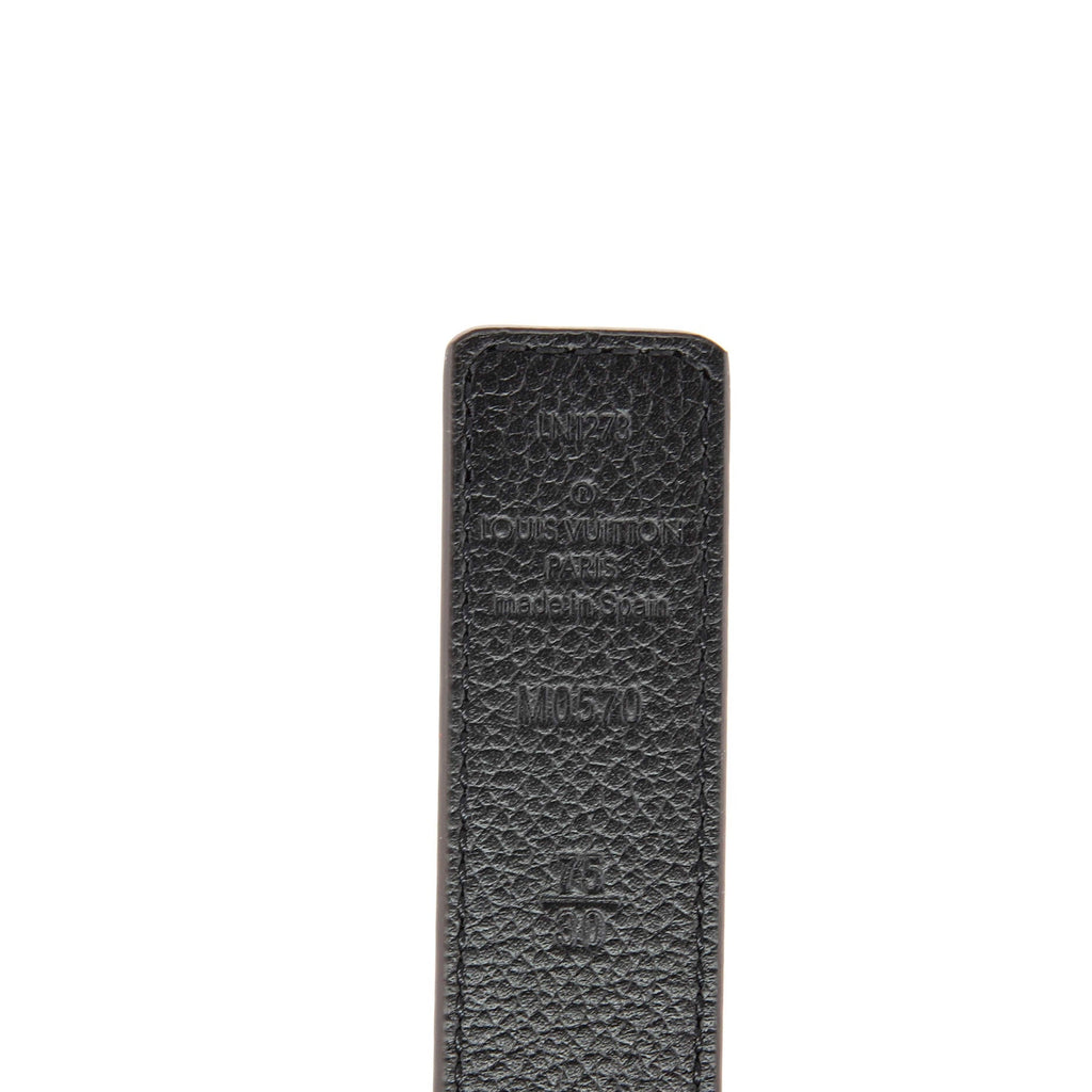 LV Initiales Reversible Belt Monogram Canvas and Leather Medium 75