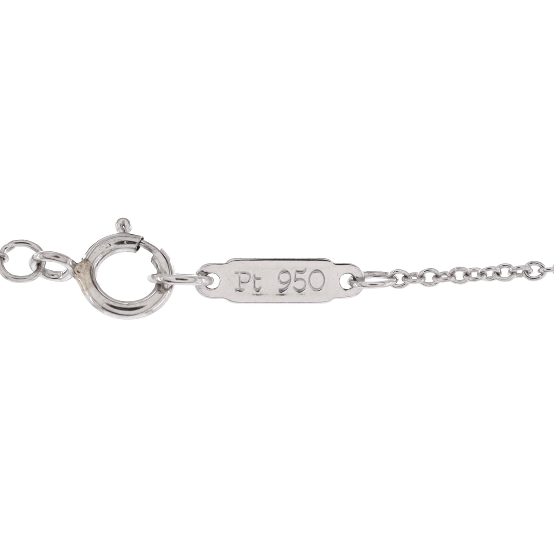 Paper Flowers Firefly Pendant Necklace Platinum with Diamonds and Aquamarine Small