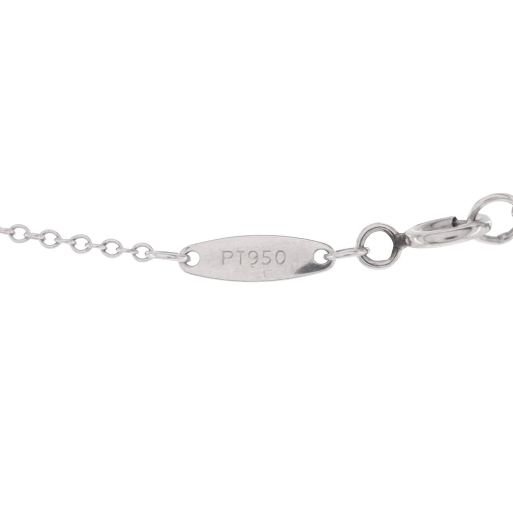 Elsa Peretti Diamonds By The Yard Pendant Necklace Platinum with Diamond 0.50-0.59CT