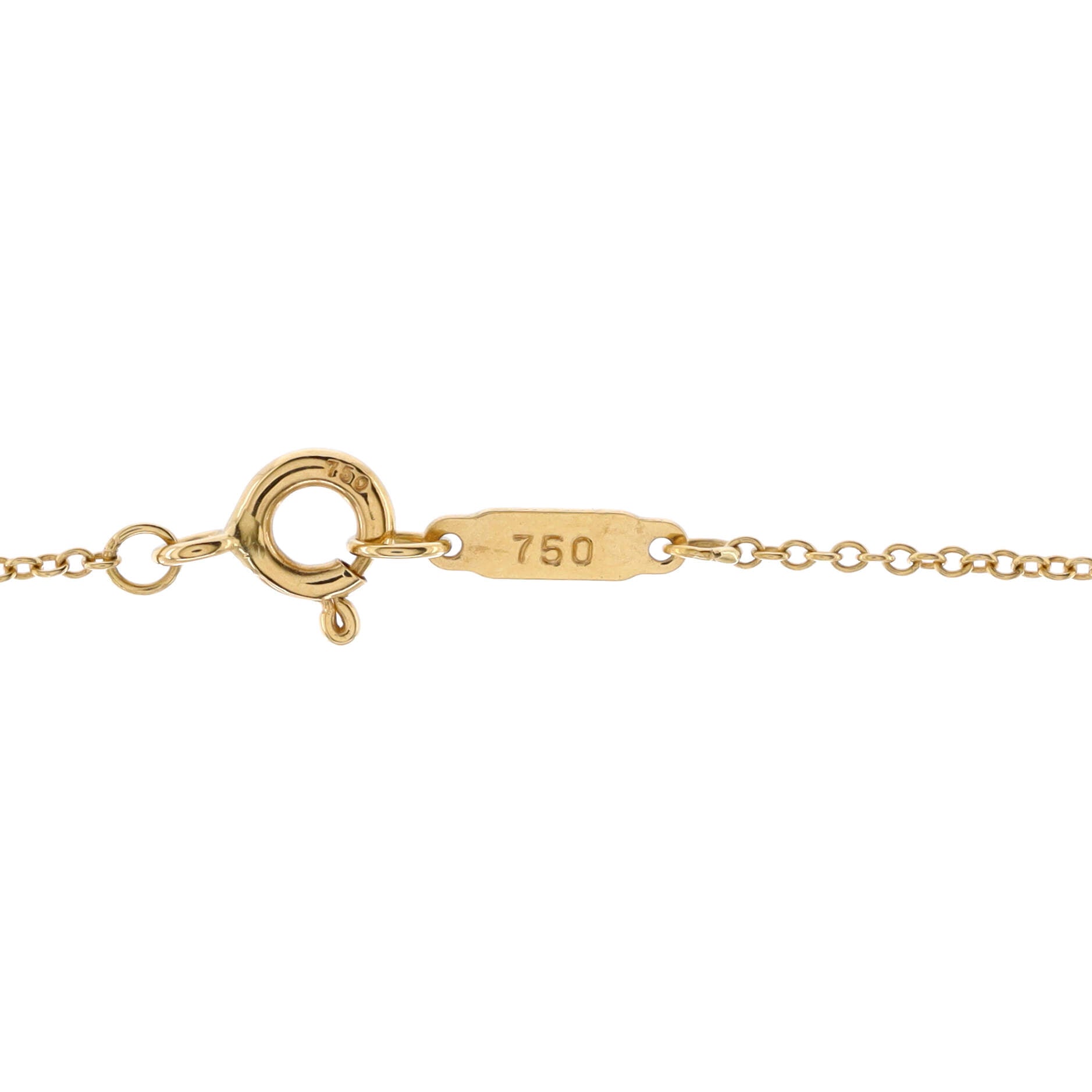 Dots Cross Pendant Necklace 18K Yellow Gold with Diamonds