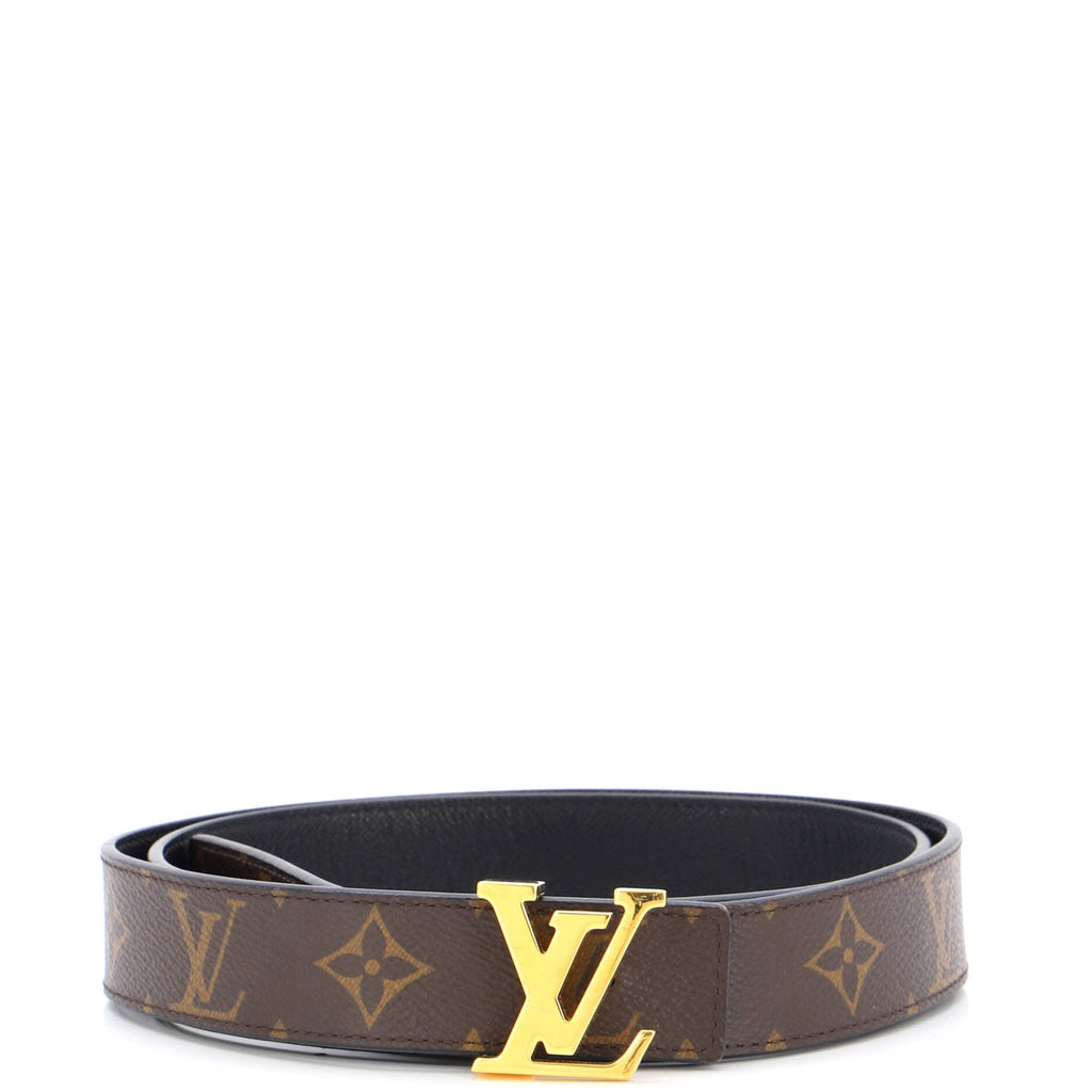 LV Initiales Reversible Belt Monogram Canvas and Leather Medium 95