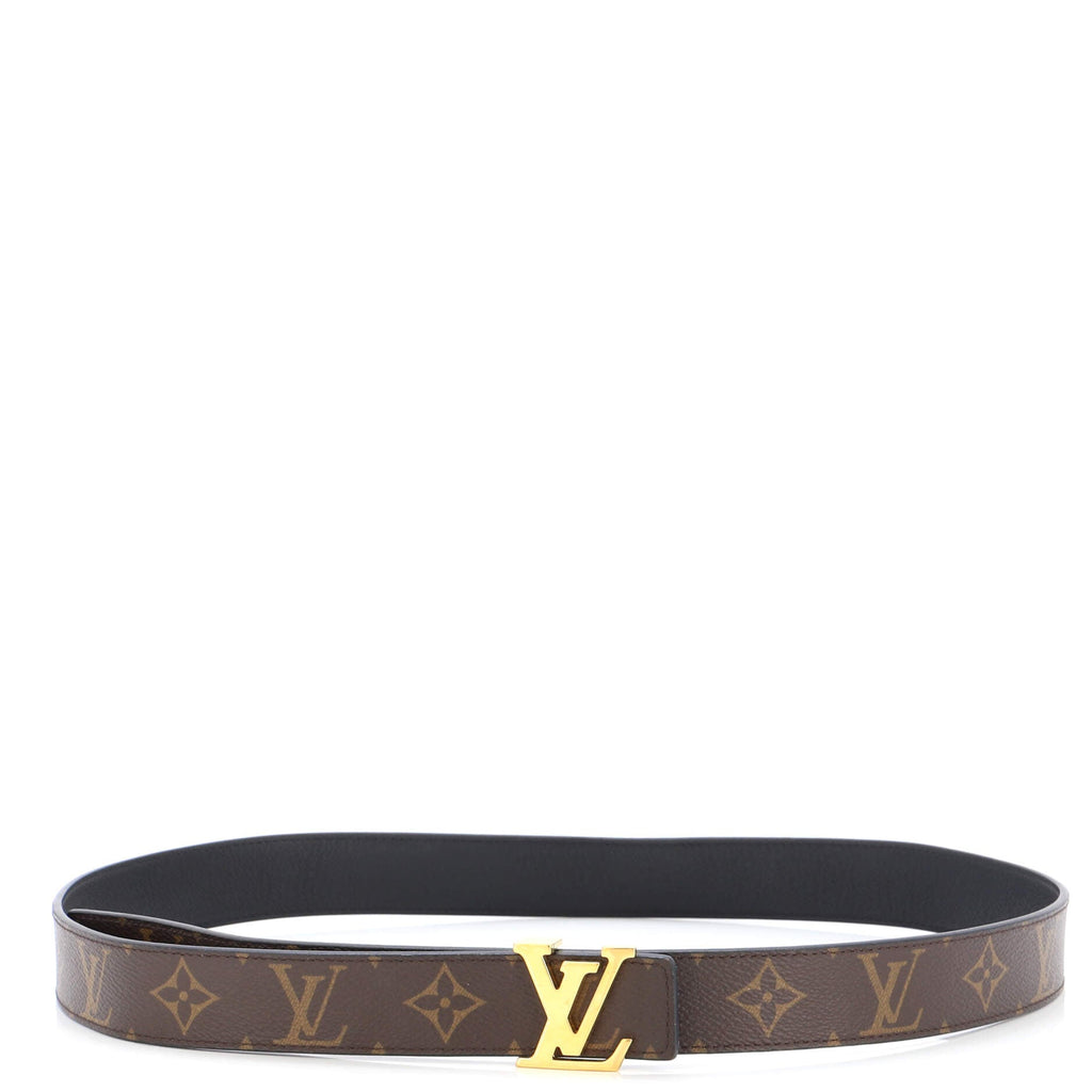 LV Initiales Reversible Belt Monogram Canvas and Leather Medium 95