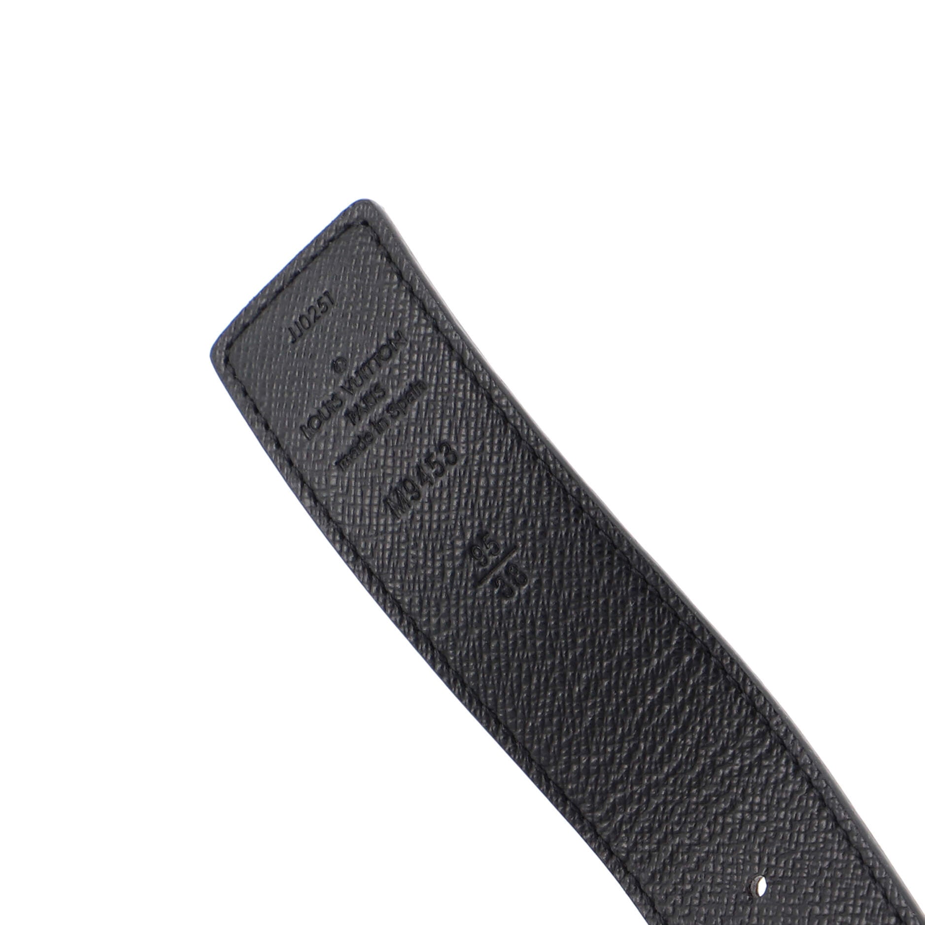 LV Initiales Reversible Belt Monogram Canvas and Leather Medium 95
