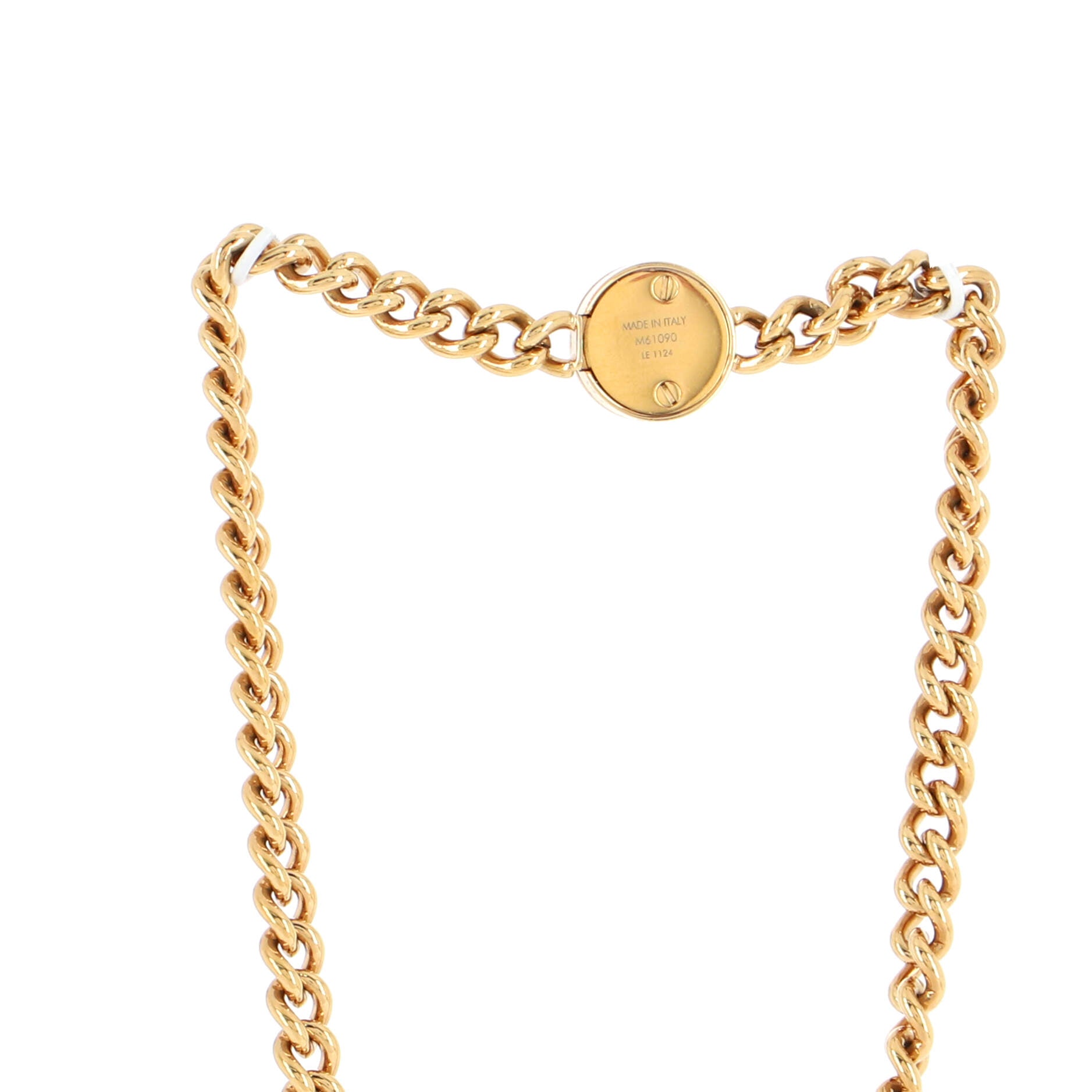 LV Maison Fondée en 1854 I.D. Necklace Metal
