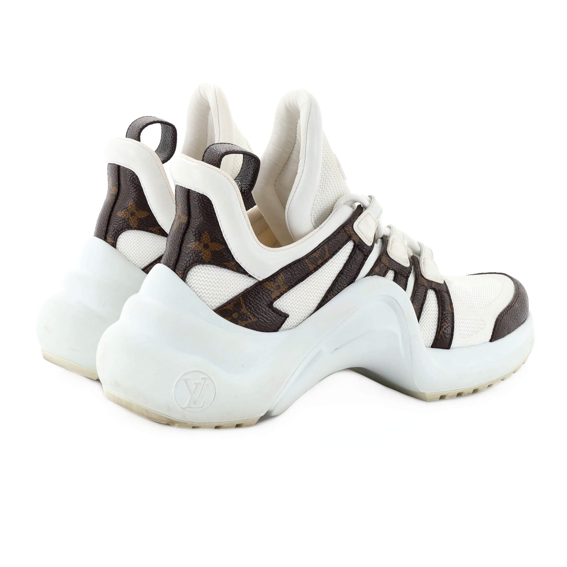 Women's LV Archlight Sneakers Mesh and Monogram Coated Canvas
