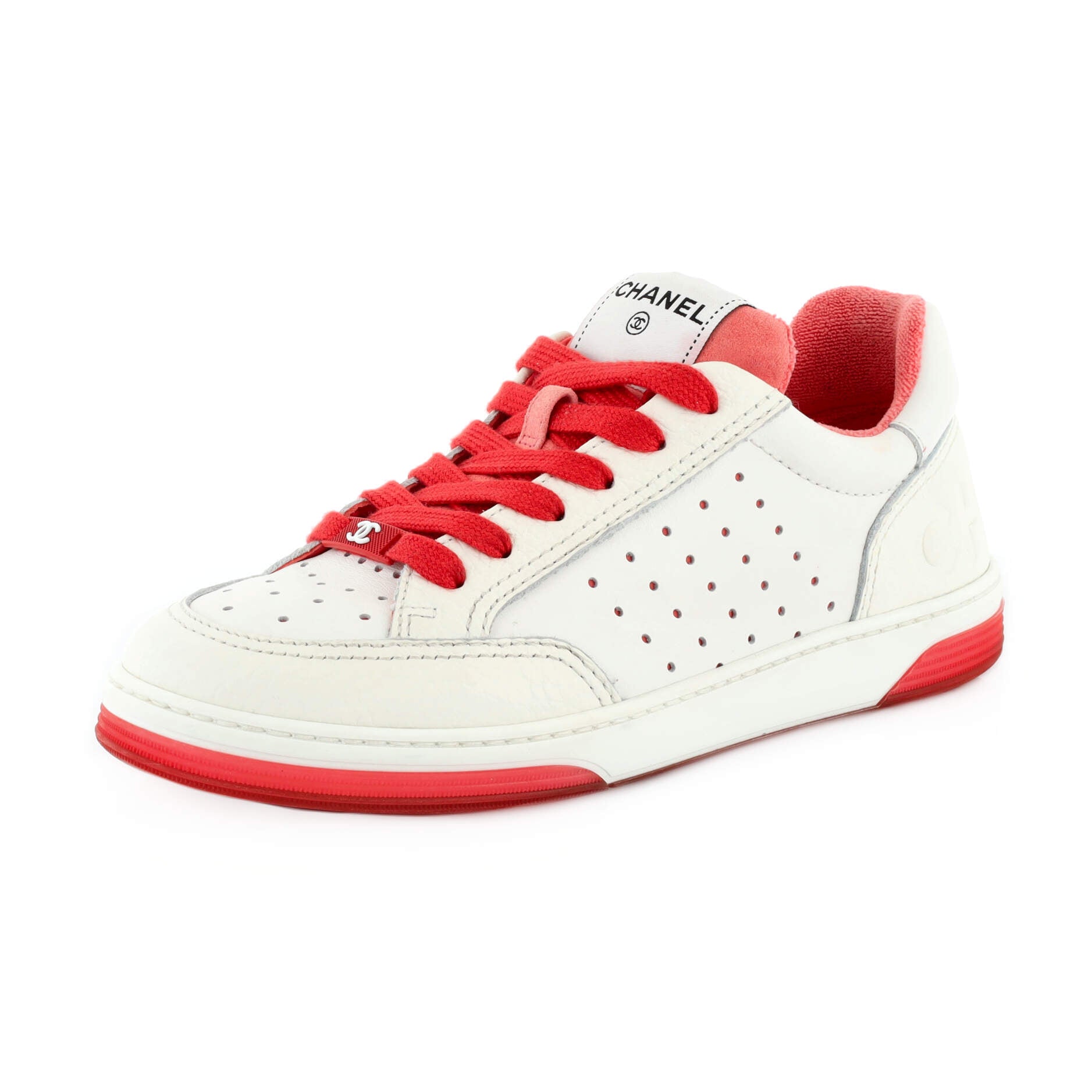 Women's Logo Low-Top Sneakers Leather