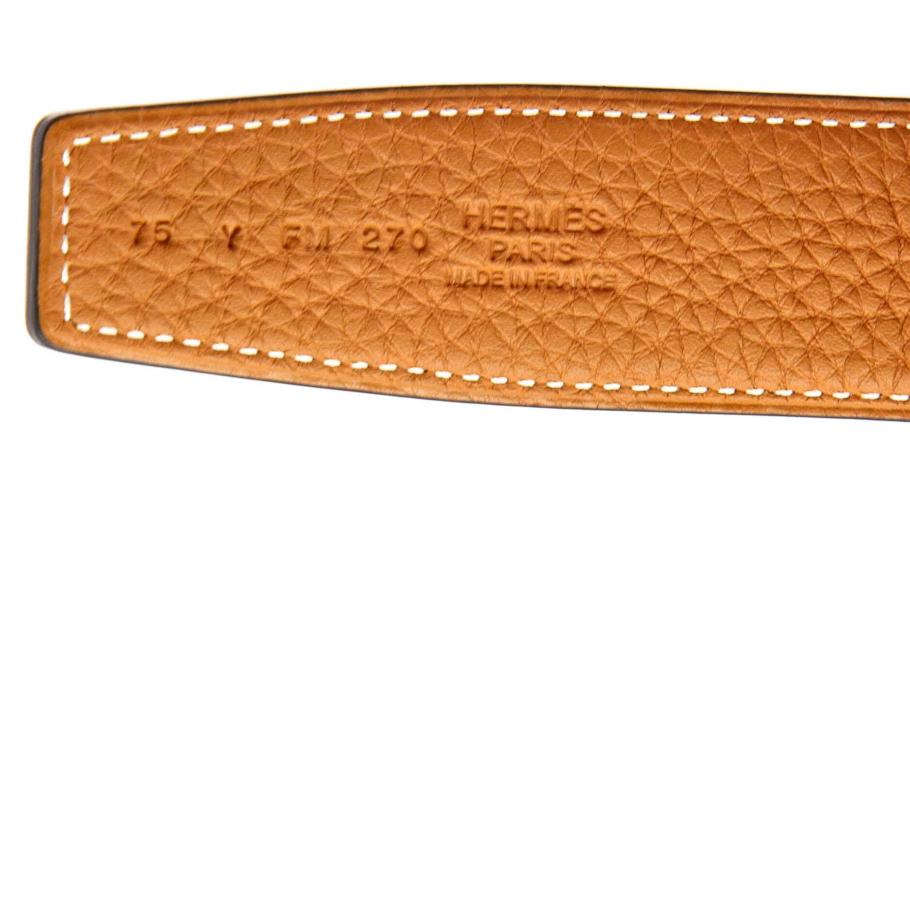 Constance Reversible Belt Leather Medium 75