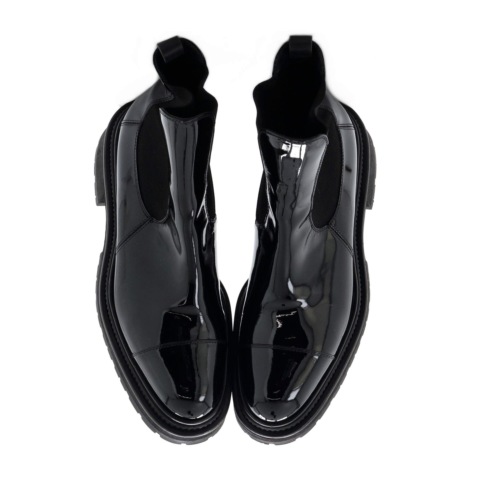 Women's CC Cap Toe Chelsea Boots Patent