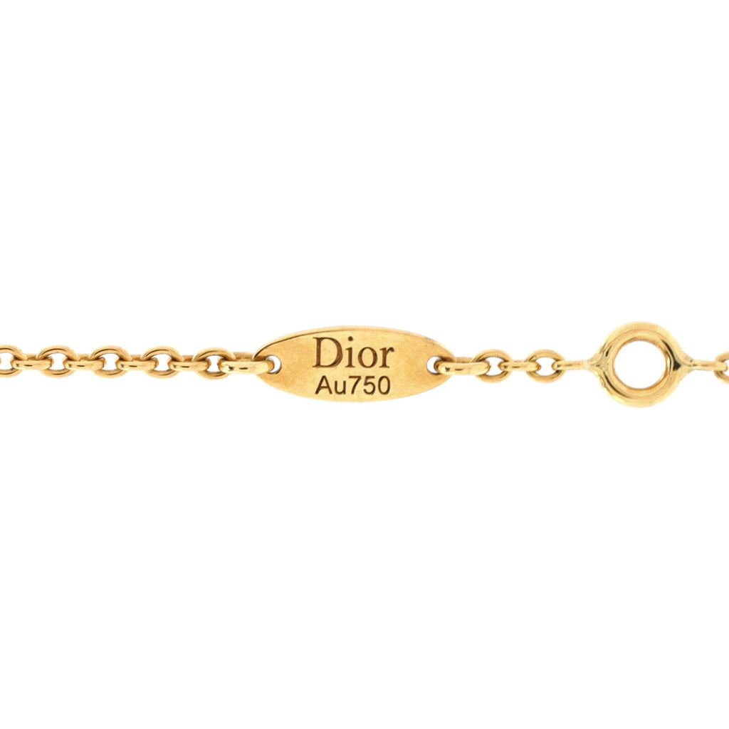 Rose des Vents Bracelet 18K Yellow Gold with Diamond and Malachite