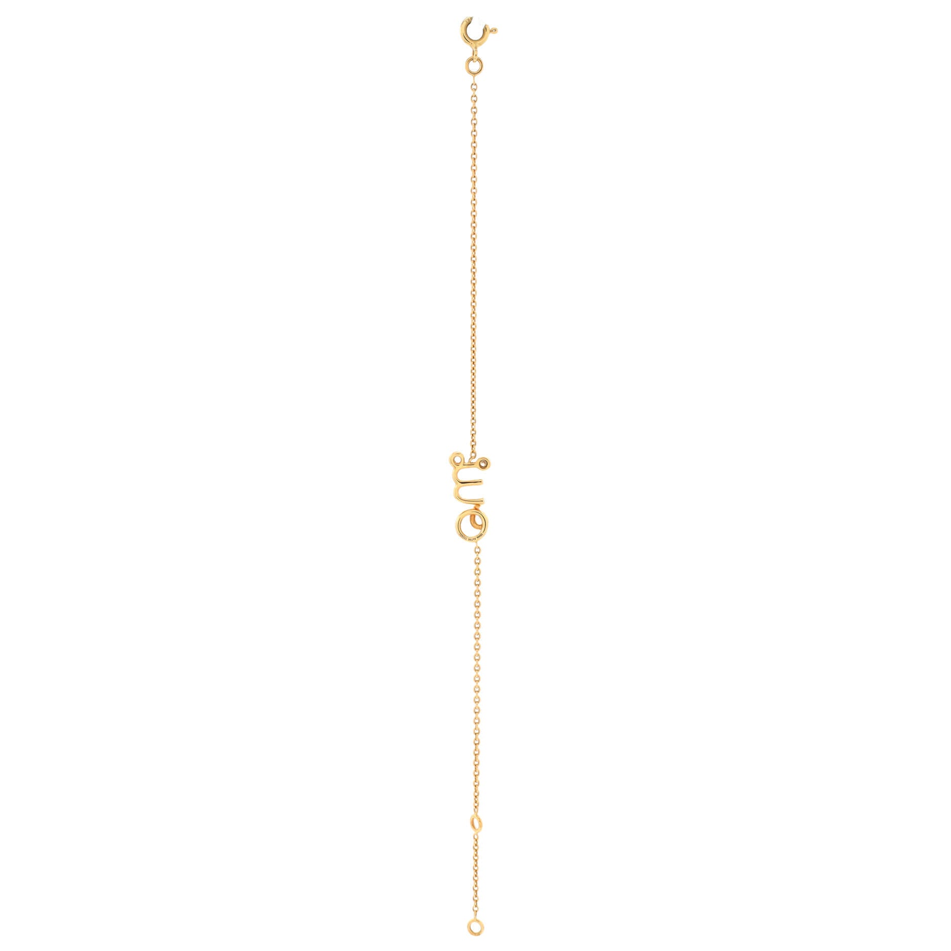 Oui Bracelet 18K Yellow Gold with Diamond