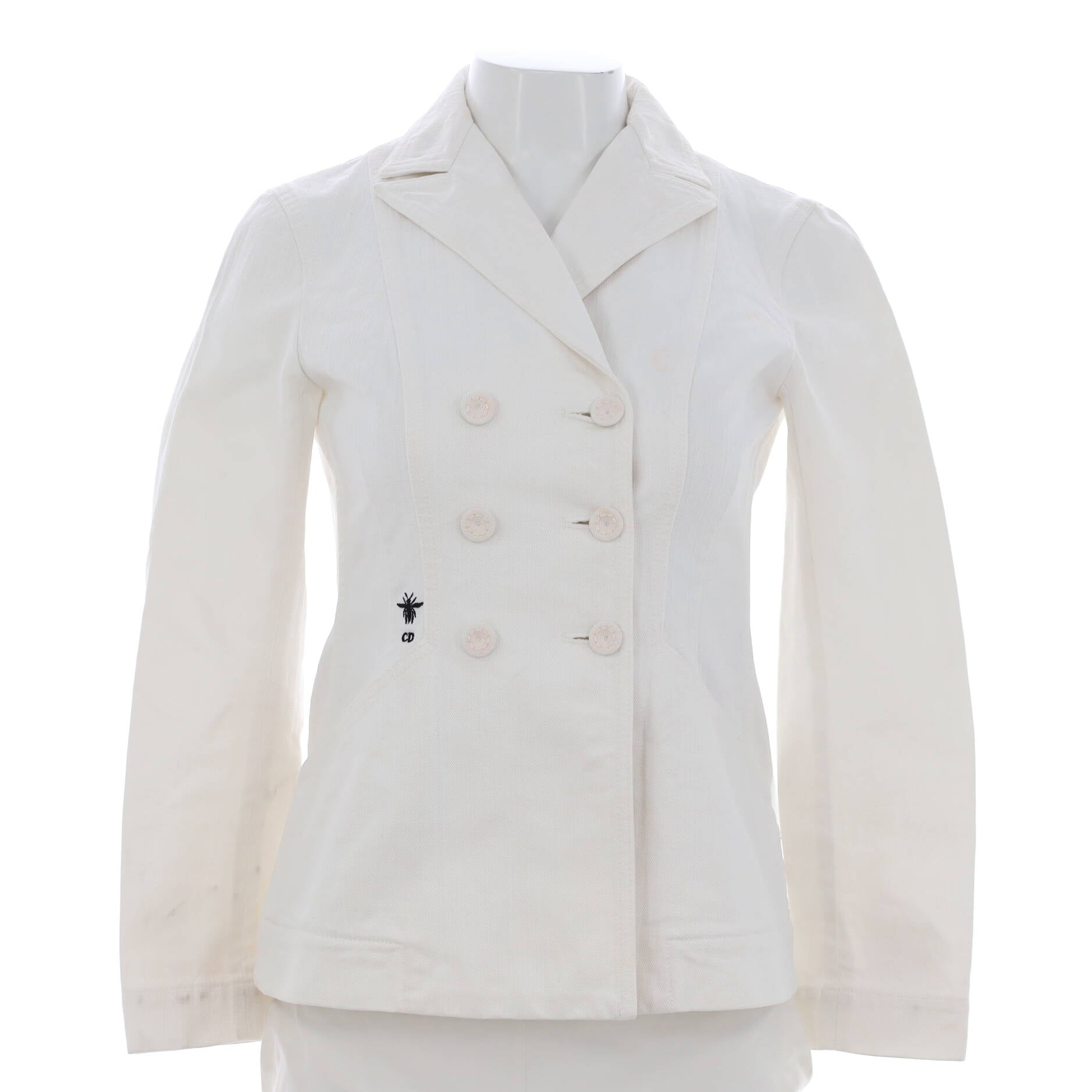 Women's CD Bee Double Breasted Jacket Cotton