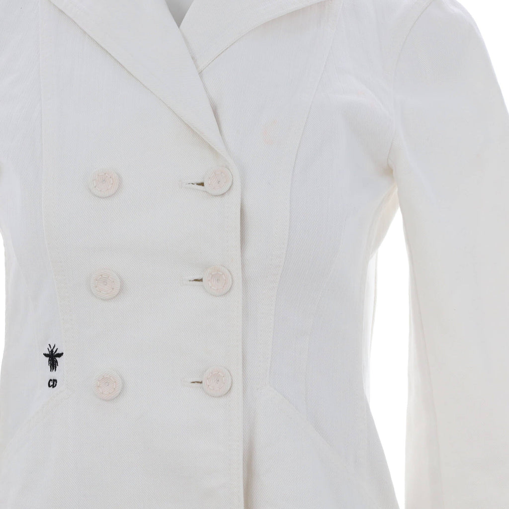 Women's CD Bee Double Breasted Jacket Cotton