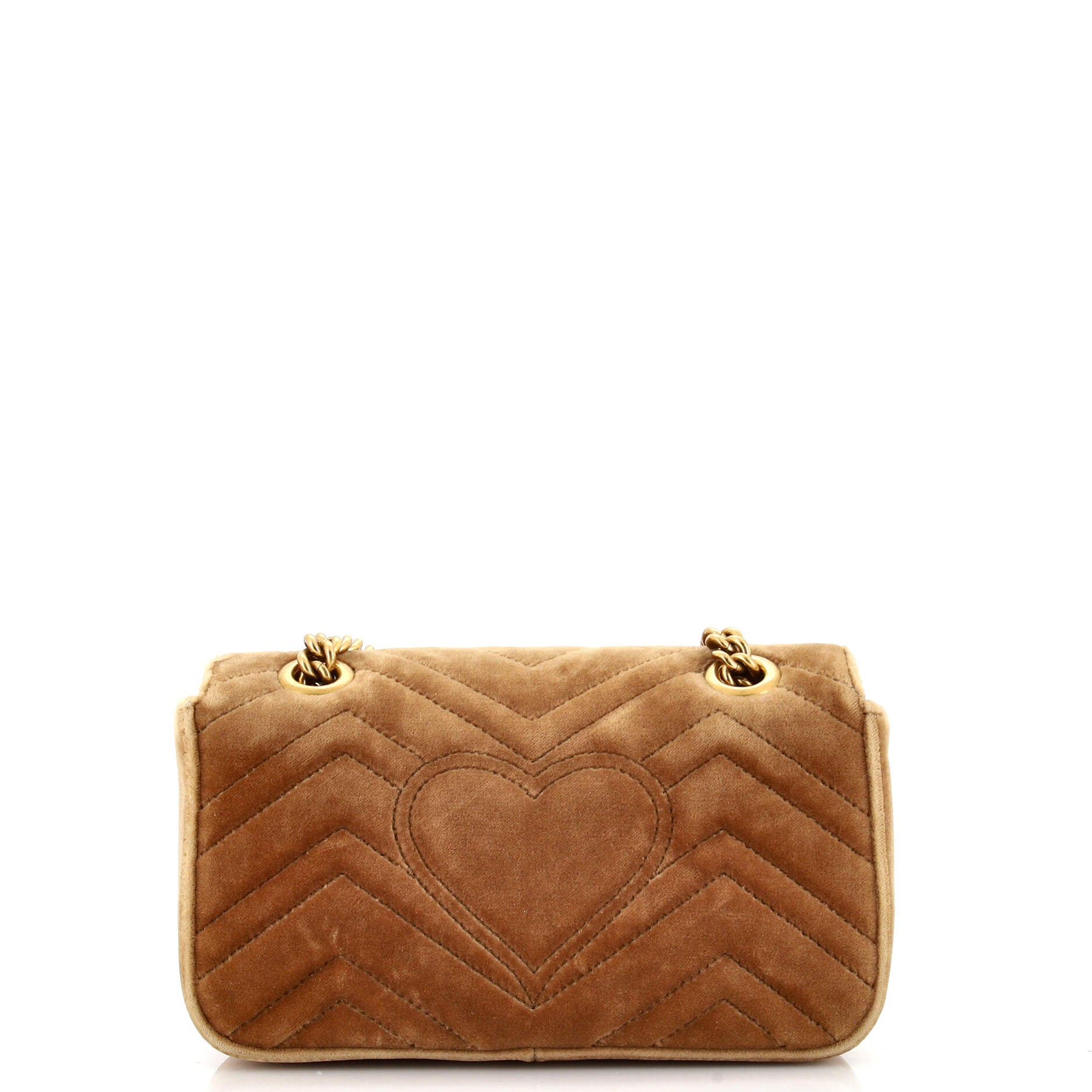 GG Marmont Flap Bag Matelasse Velvet Mini