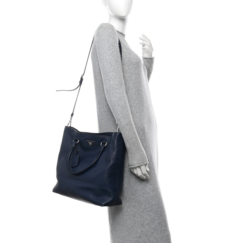 Vitello Daino Shopping Tote Baltico