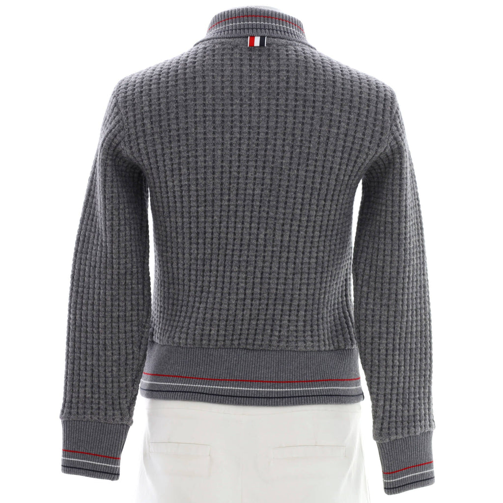 Women's Logo Patch Polo Sweater Wool