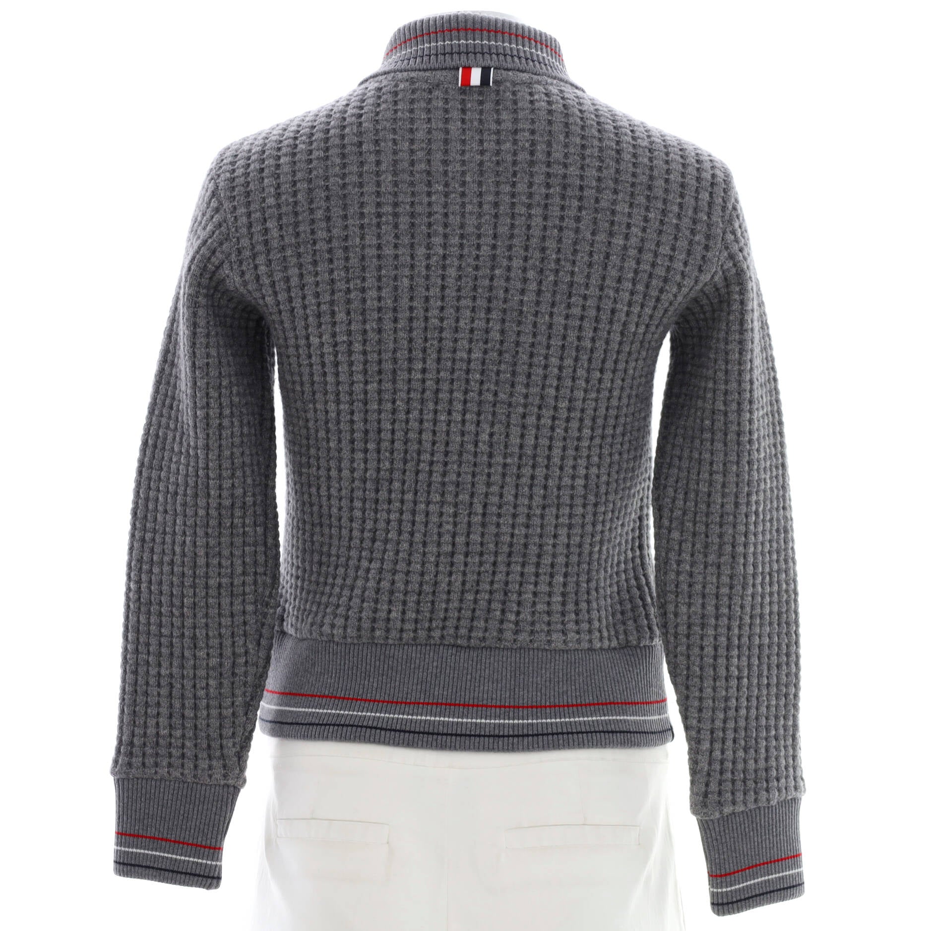 Women's Logo Patch Polo Sweater Wool