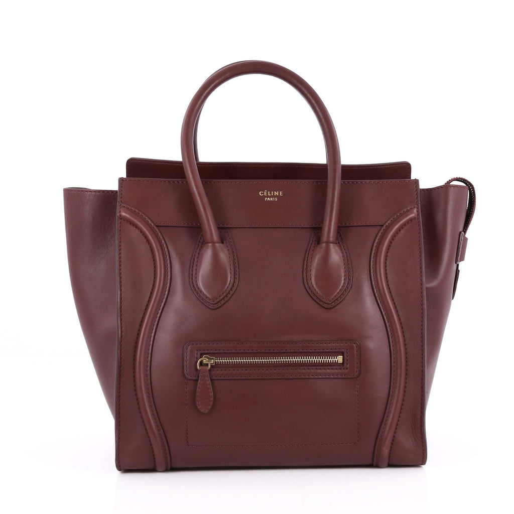 Luggage Handbag Smooth Leather Mini