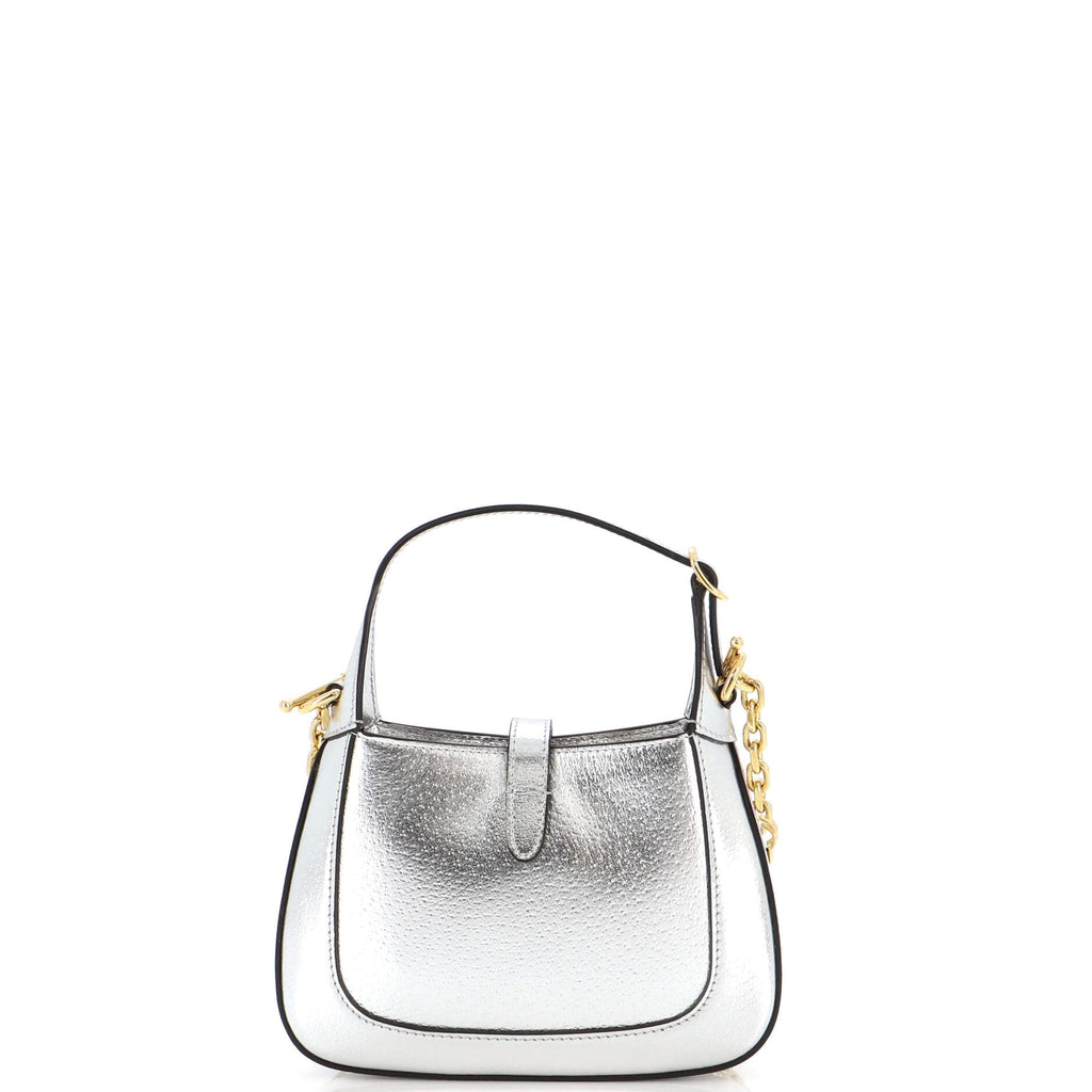 Jackie 1961 Chain Shoulder Bag Metallic Leather Mini