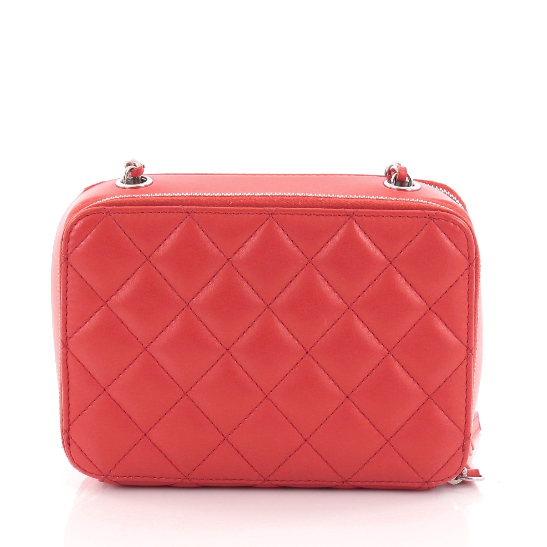 Pocket Box Camera Case Quilted Lambskin Mini
