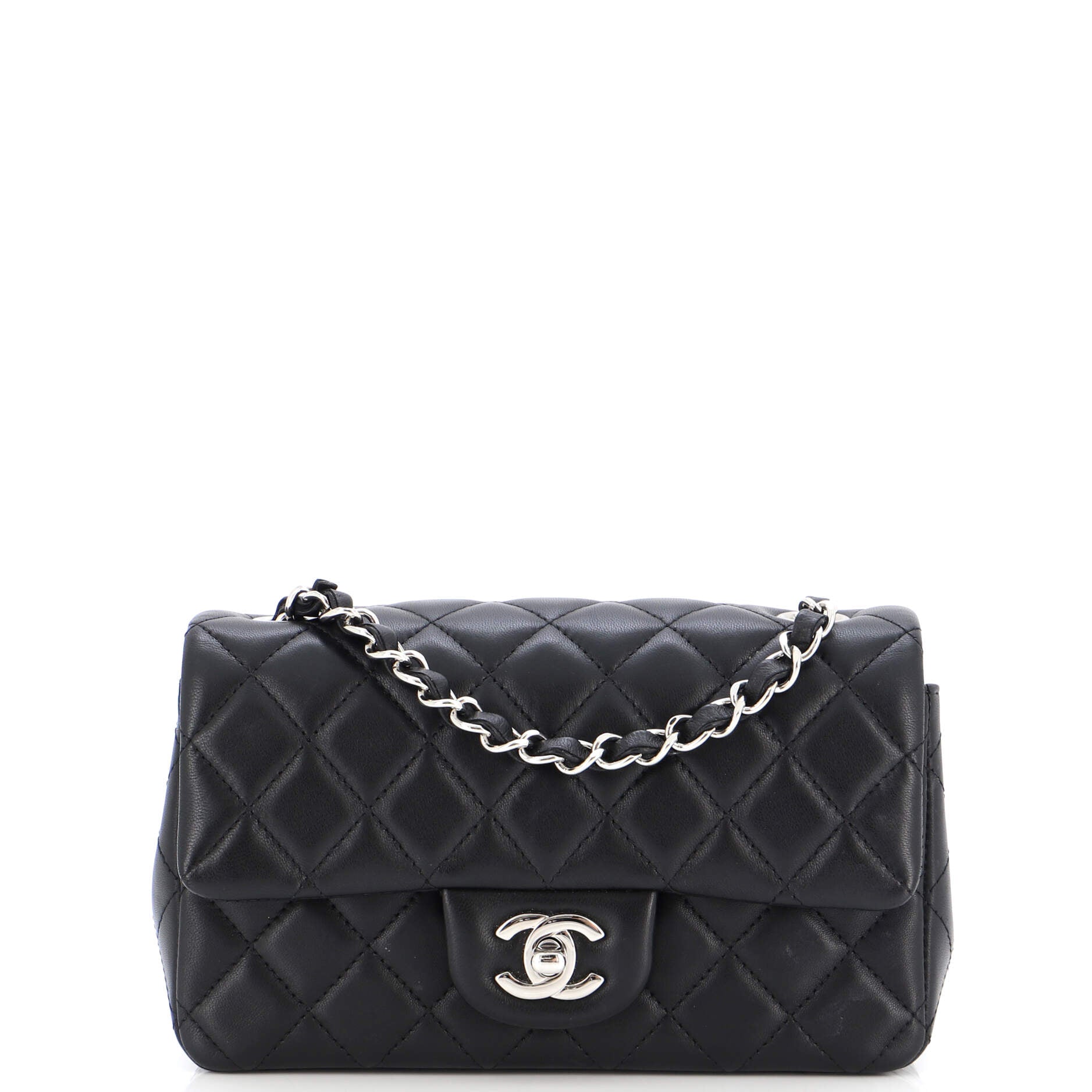 Classic Single Flap Bag Quilted Lambskin Mini