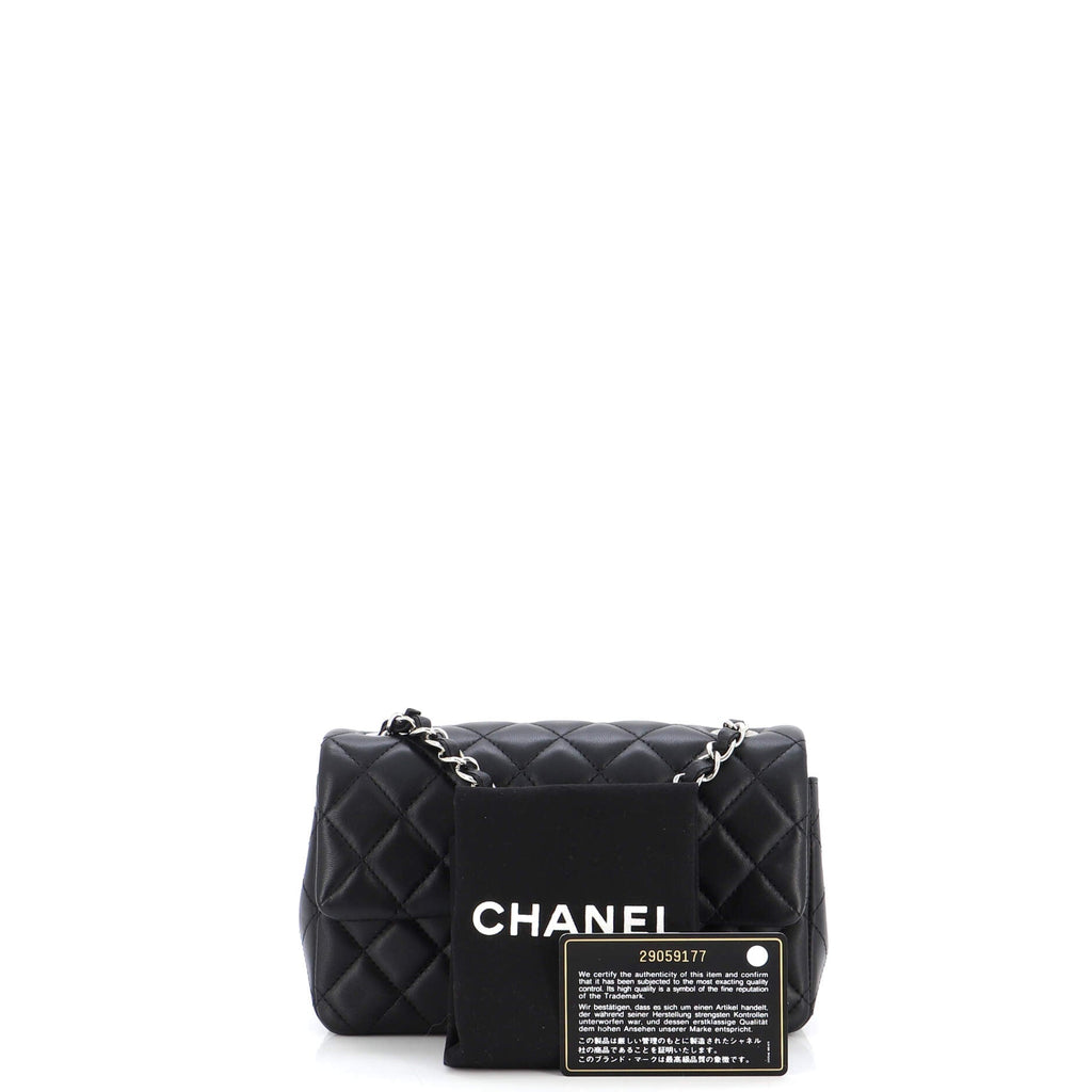 Classic Single Flap Bag Quilted Lambskin Mini