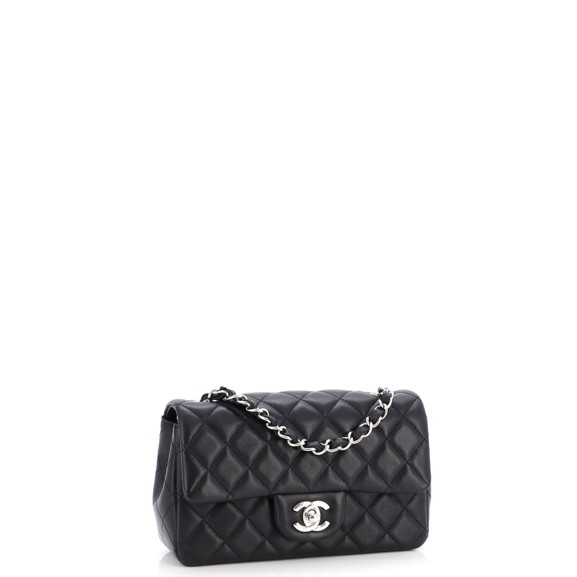 Classic Single Flap Bag Quilted Lambskin Mini