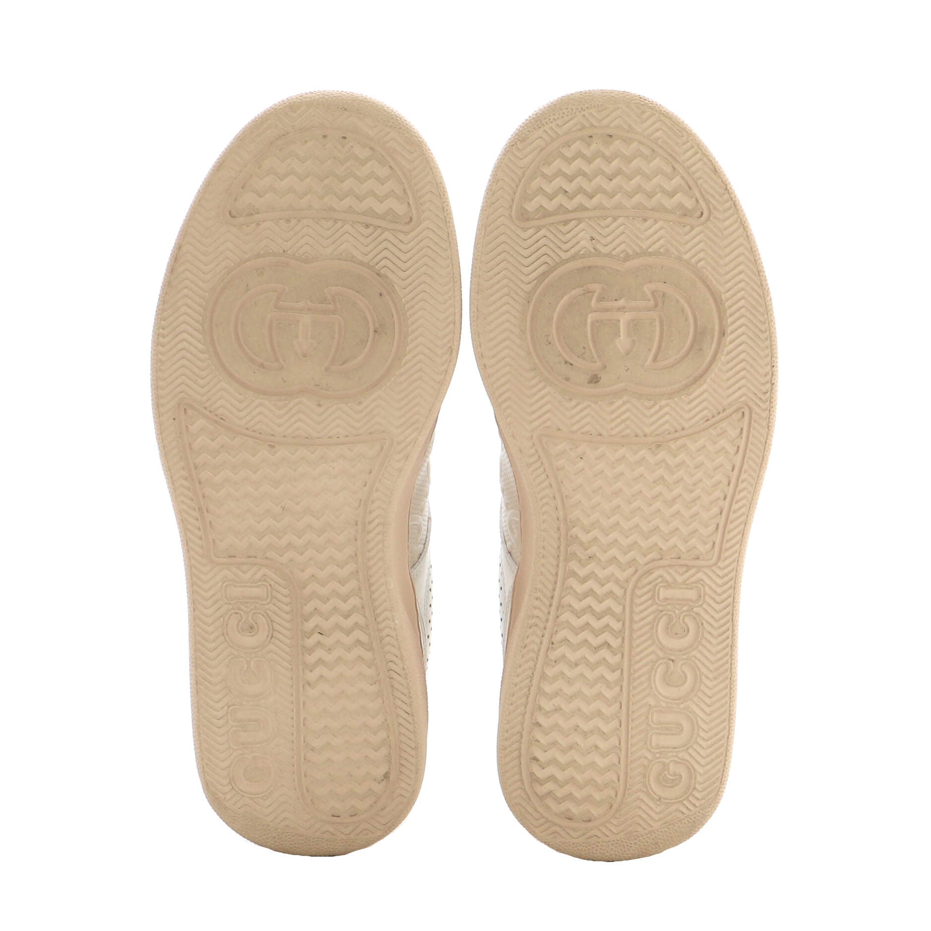 Women's Chunky B Sneakers GG Embossed Perforated Leather