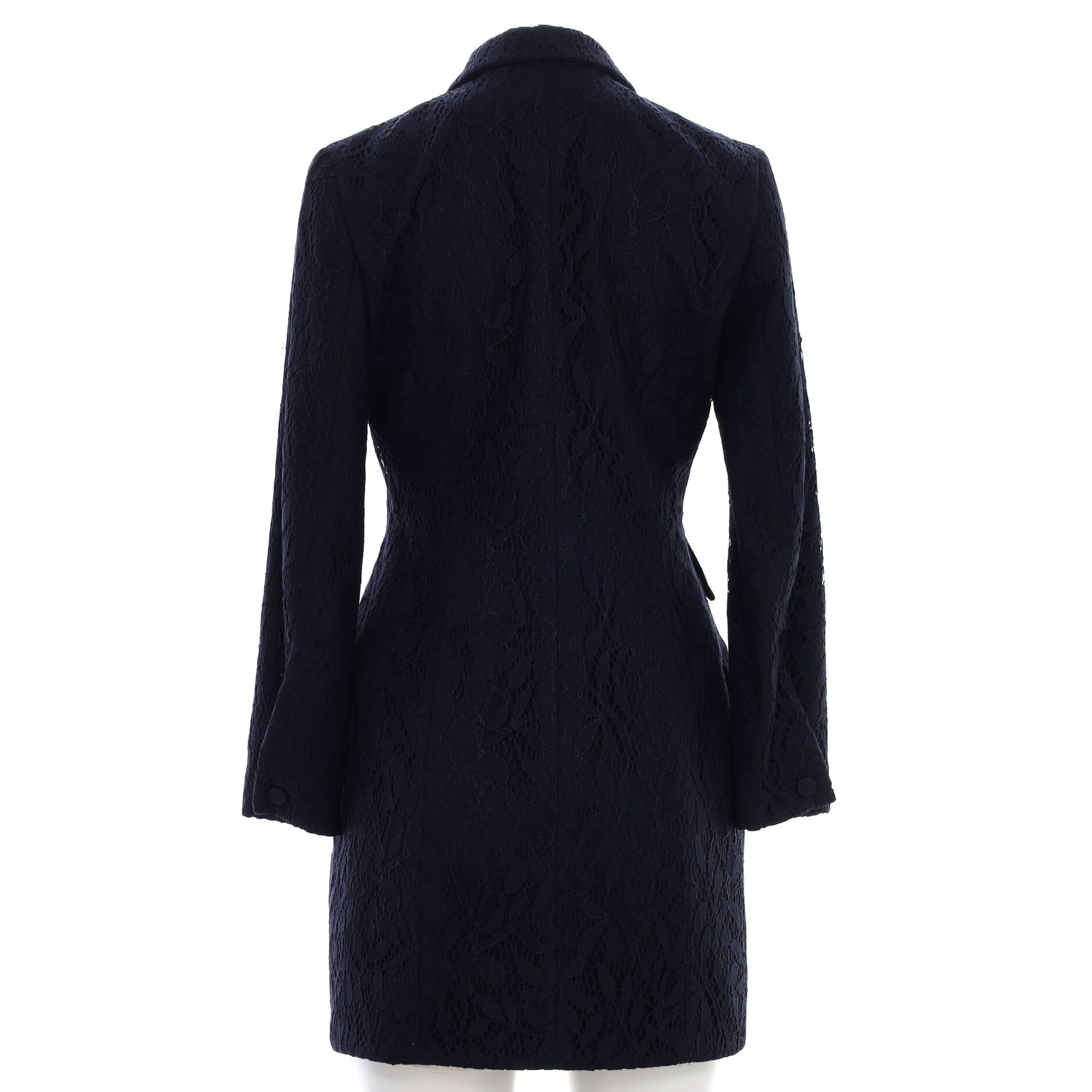 Women's Three Pocket Button Up Coat Lace