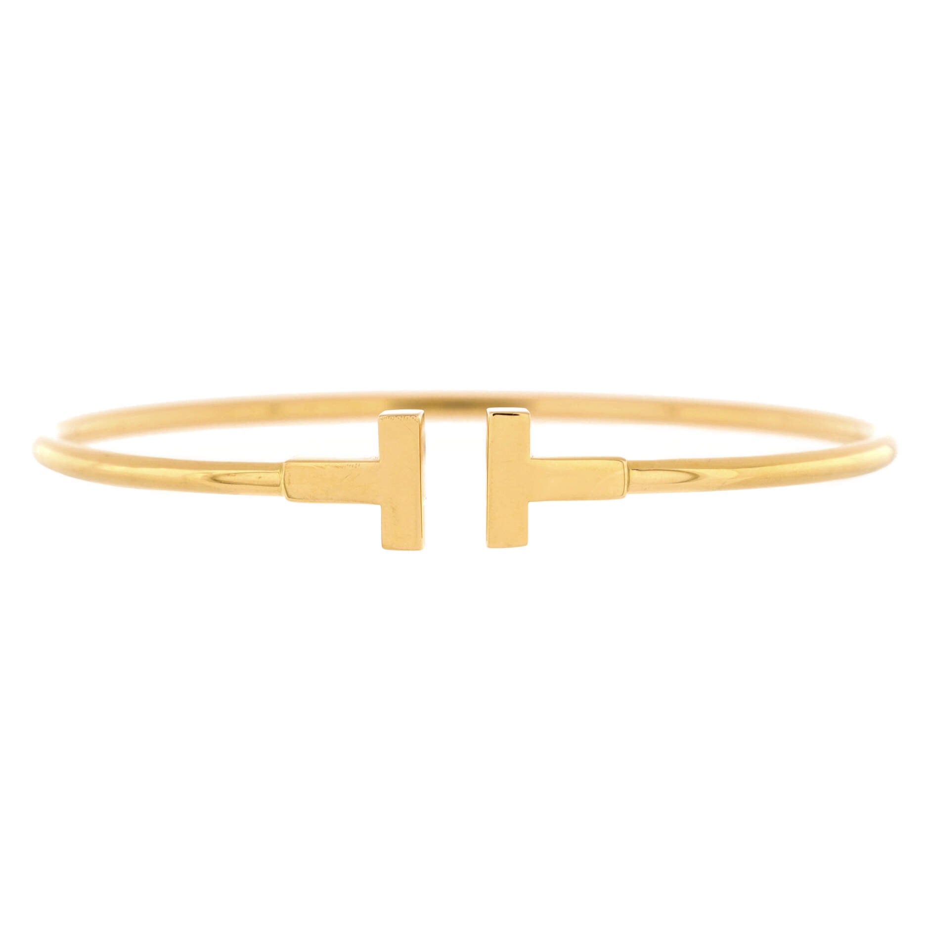 T Wire Bracelet 18K Yellow Gold