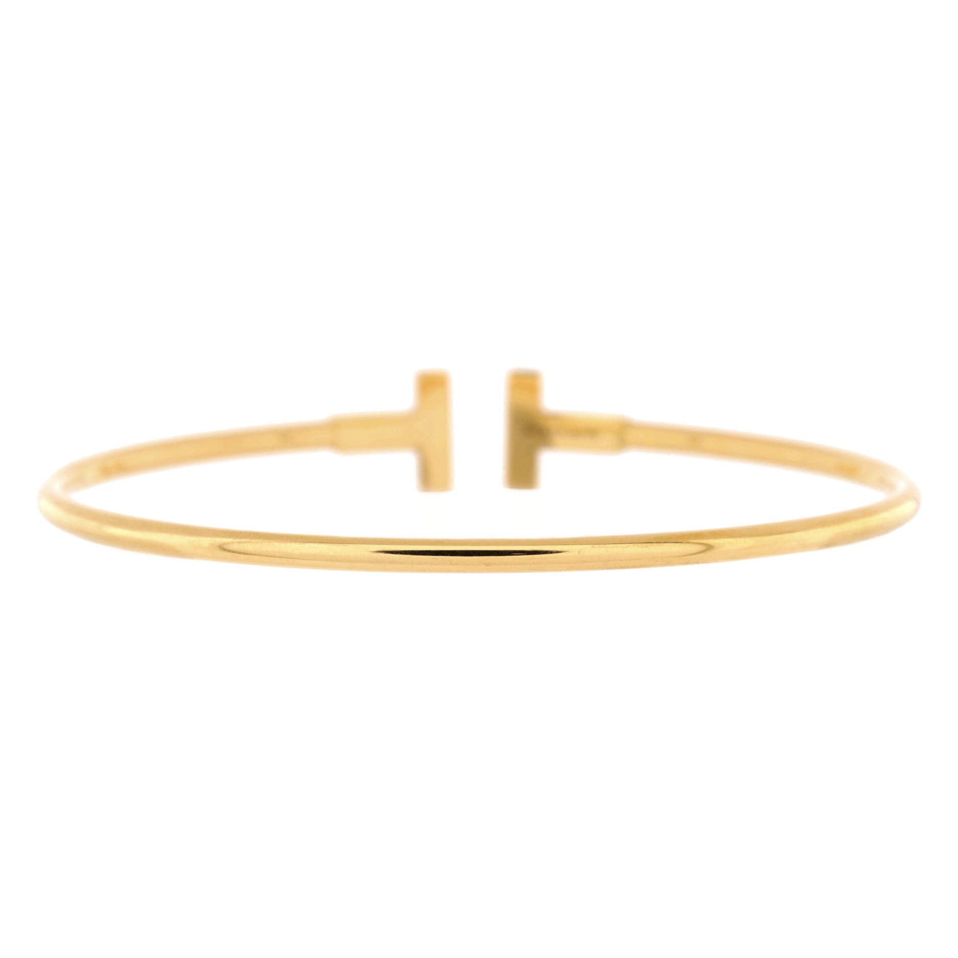 T Wire Bracelet 18K Yellow Gold
