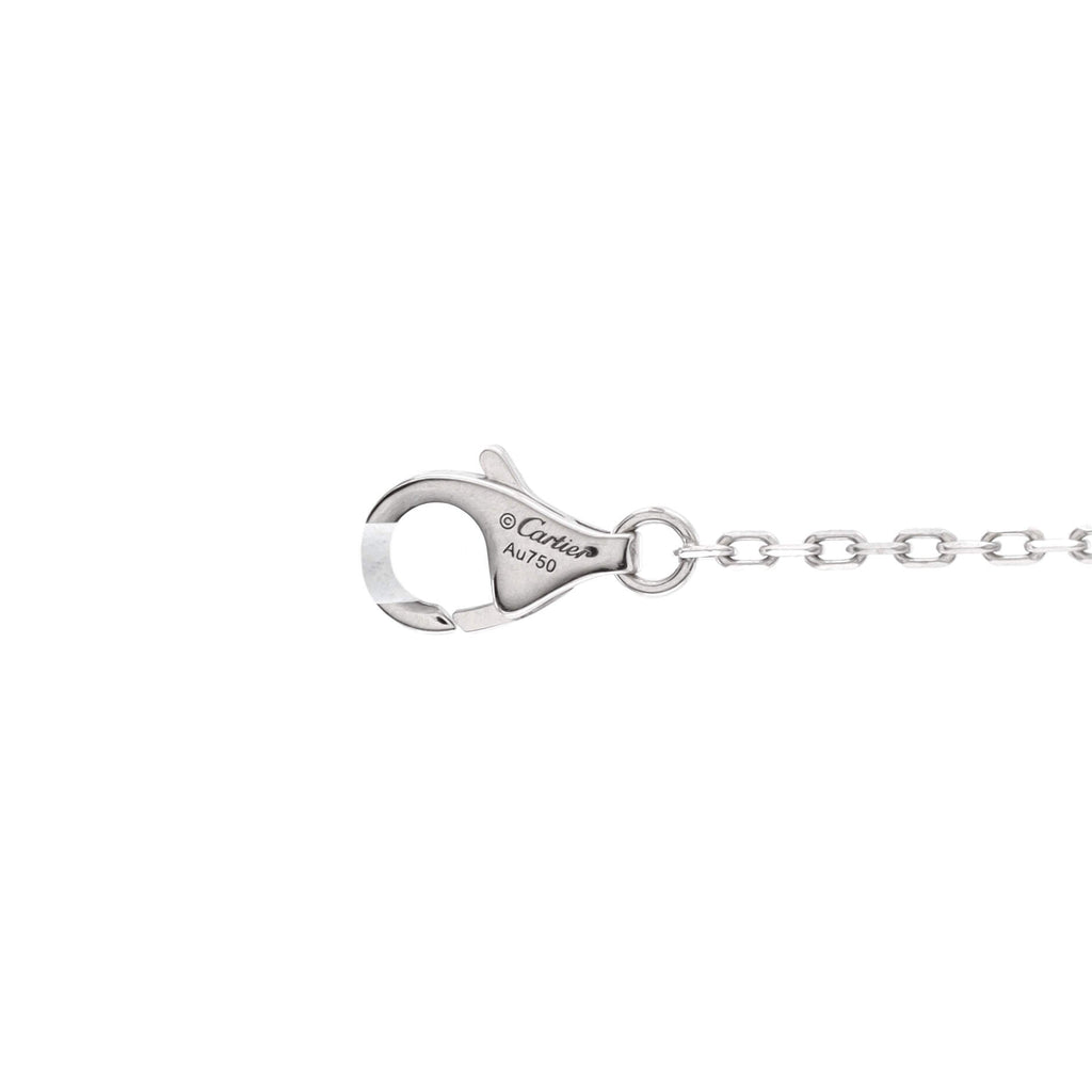 D'Amour Heart Pendant Necklace 18K White Gold with Diamond