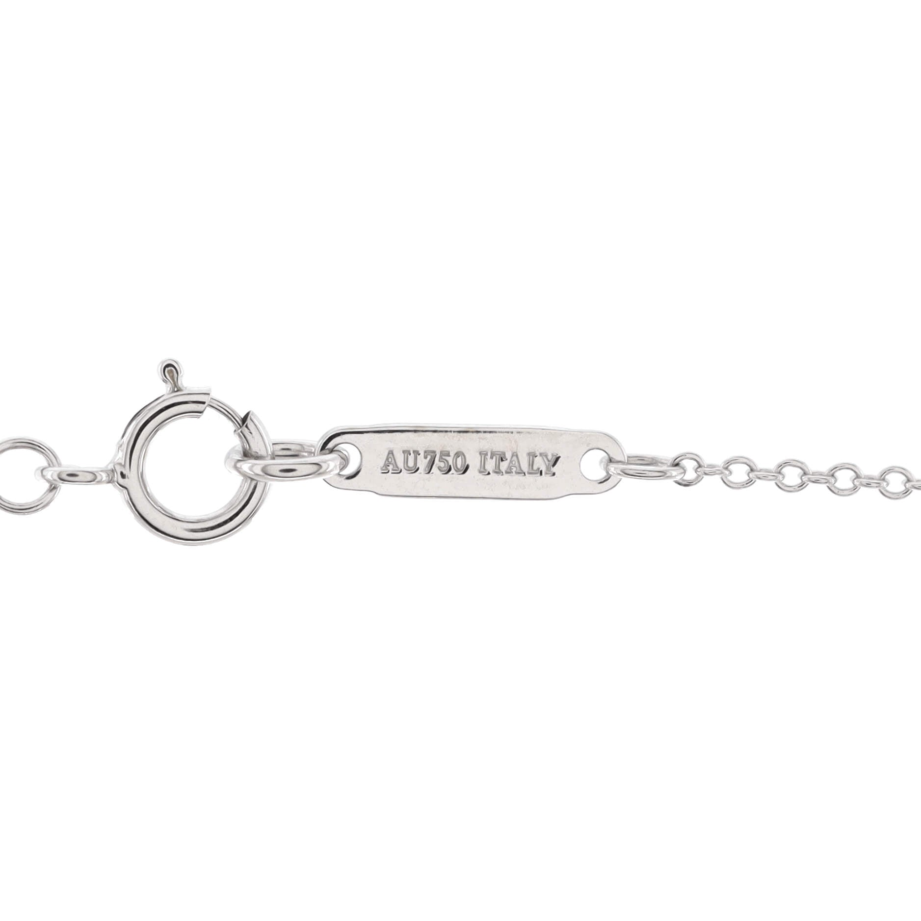 Atlas Open Medallion Pendant Necklace 18K White Gold with Pave Diamonds Large