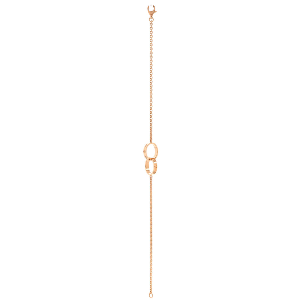Love Interlocking Bracelet 18K Rose Gold