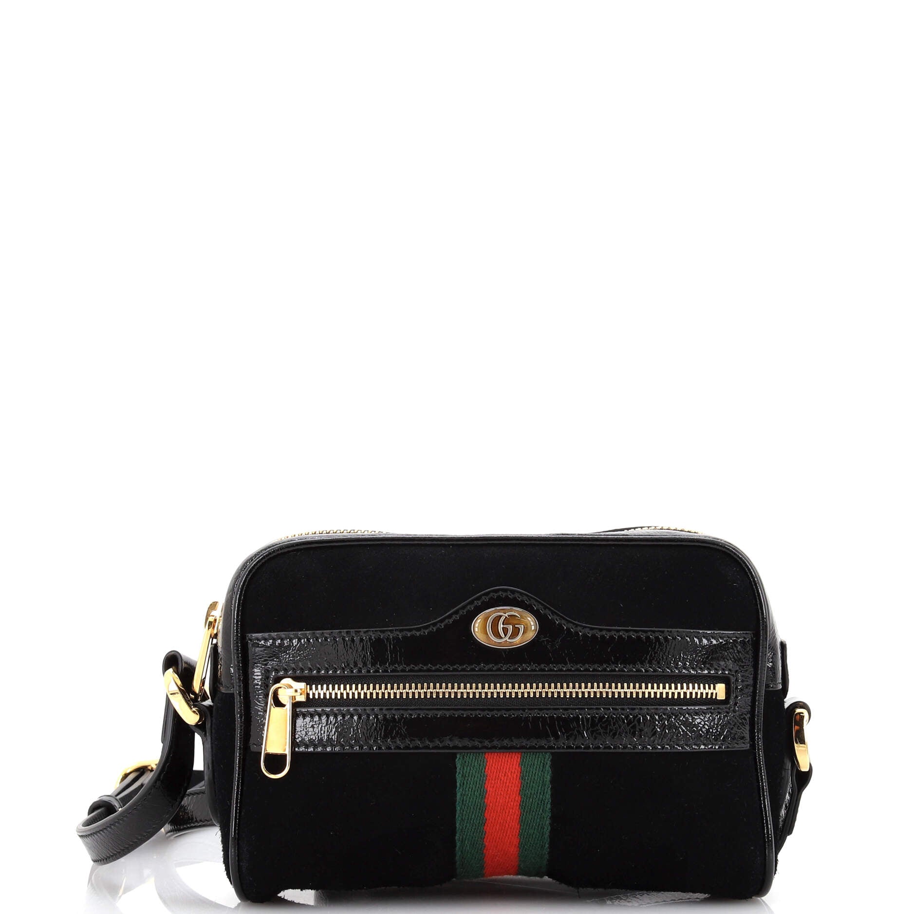 Ophidia Shoulder Bag Suede Mini