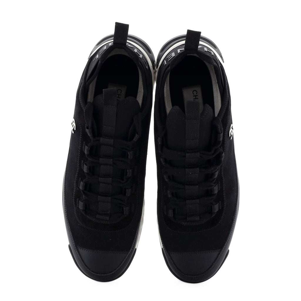 Men's CC Cap Toe Logo Sneakers Suede and Mixed Fibers