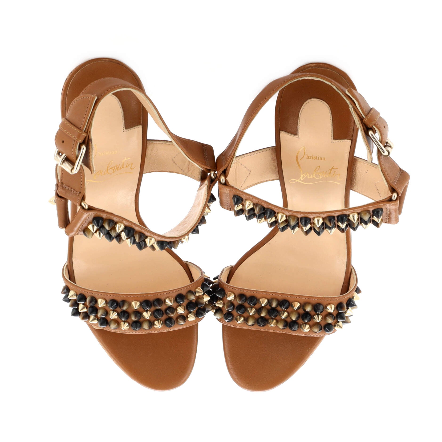 Women's Madmonica Wedge Sandals Studded Leather 120