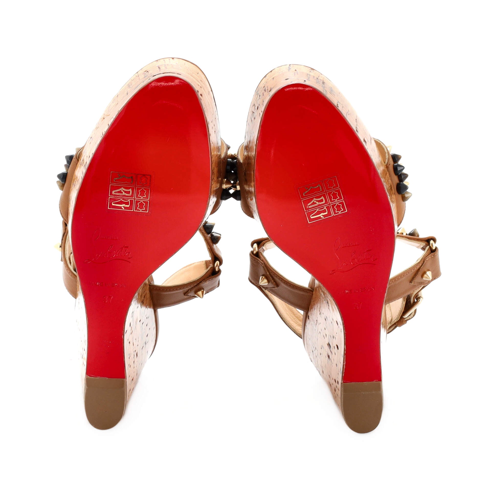 Women's Madmonica Wedge Sandals Studded Leather 120