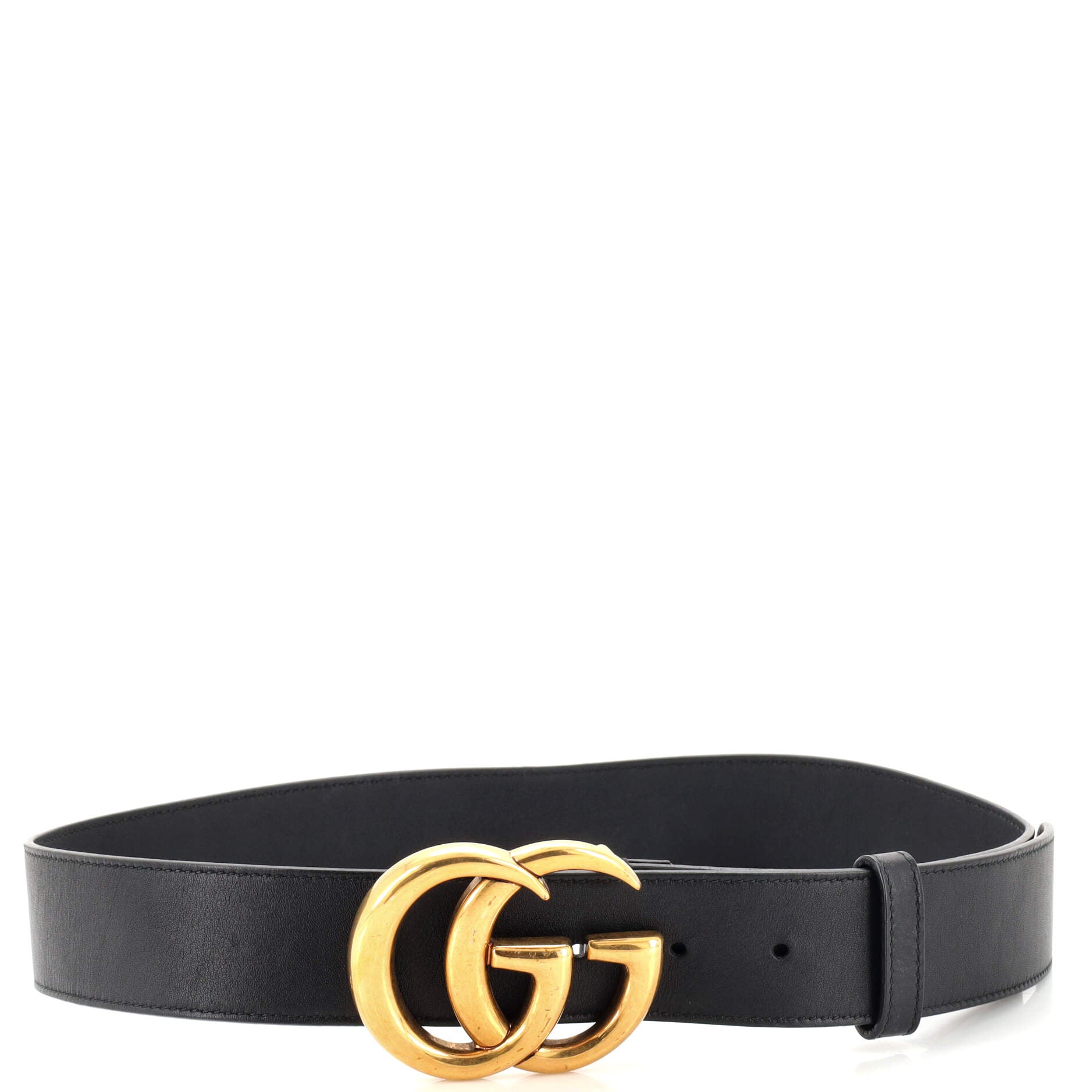 GG Marmont Belt Leather Wide 80