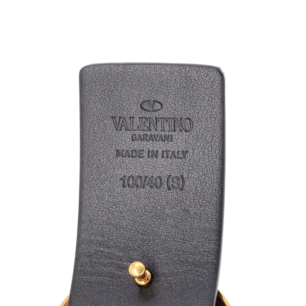 VLogo Belt Leather Wide 100