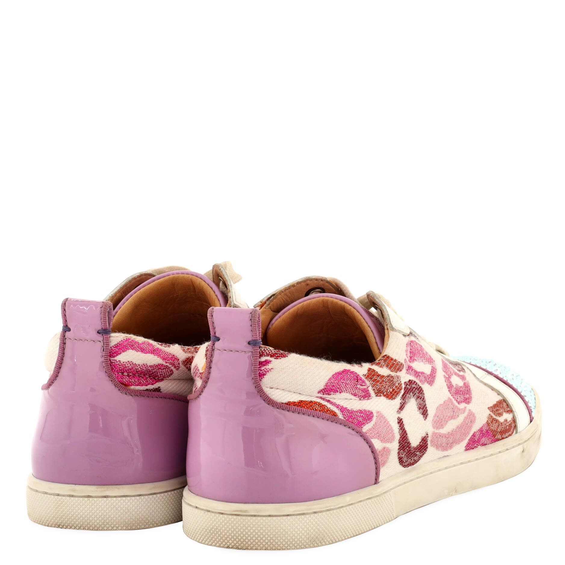 Women's Gondolastrass Sneakers Lurex Canvas with Crystals