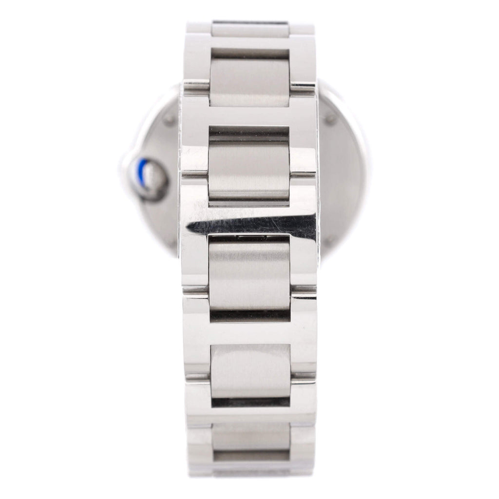 Ballon Bleu de Cartier Quartz Watch Stainless Steel with Diamond Markers 28