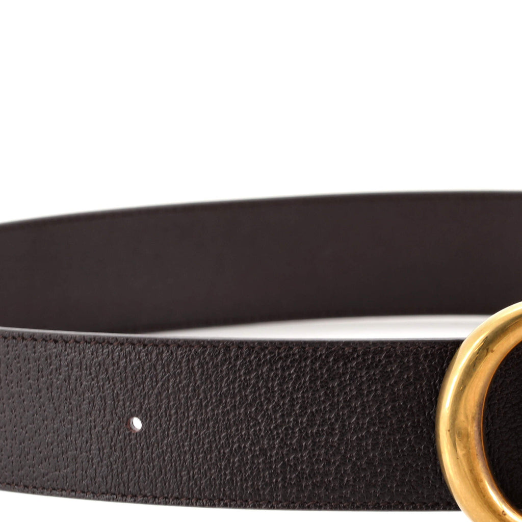 GG Marmont Belt Embossed Leather Wide 95