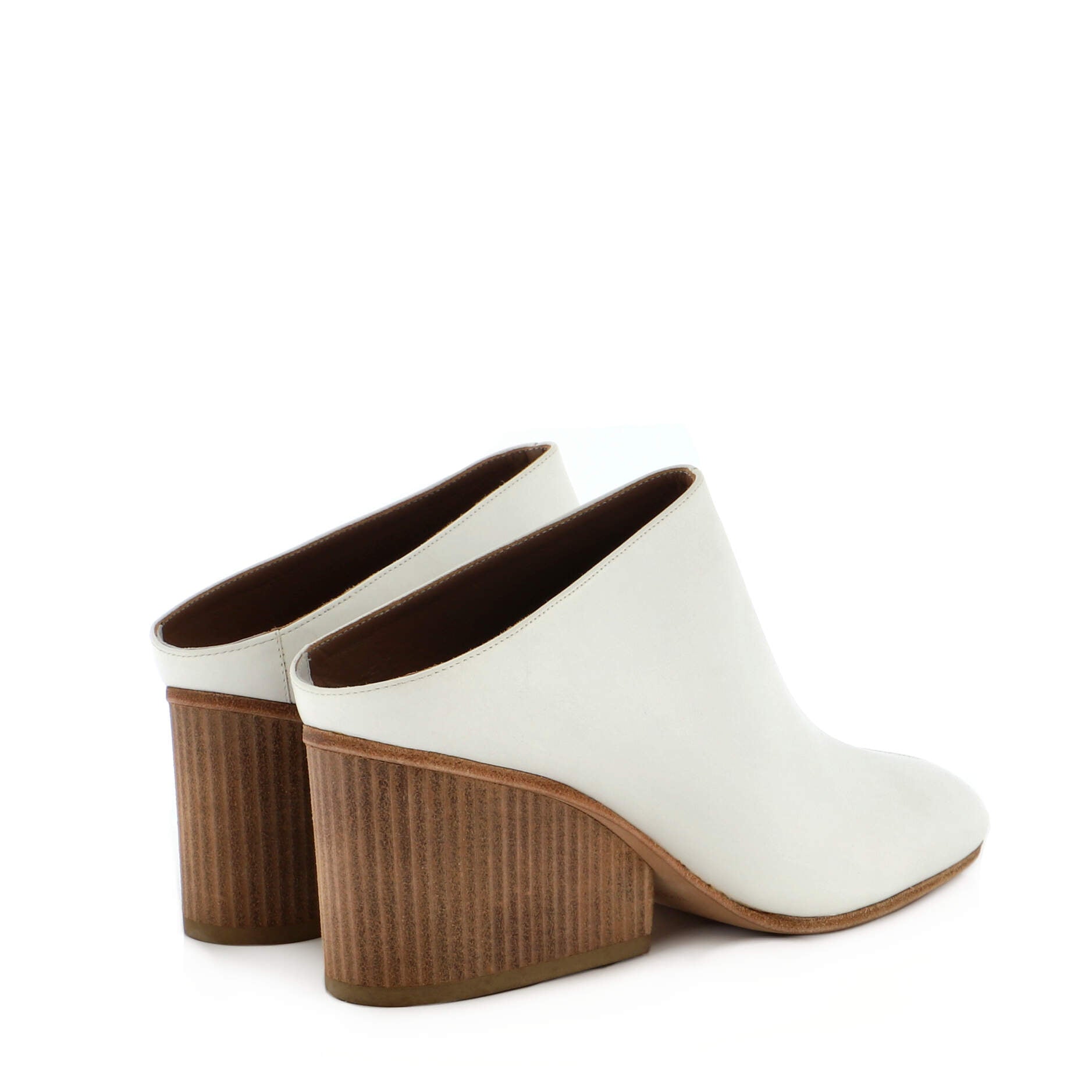Women's Heel Mules Leather