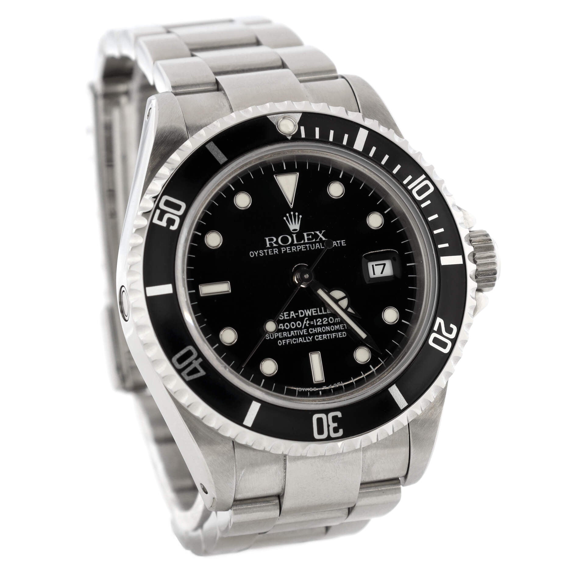 Oyster Perpetual Sea-Dweller Automatic Watch Stainless Steel 40