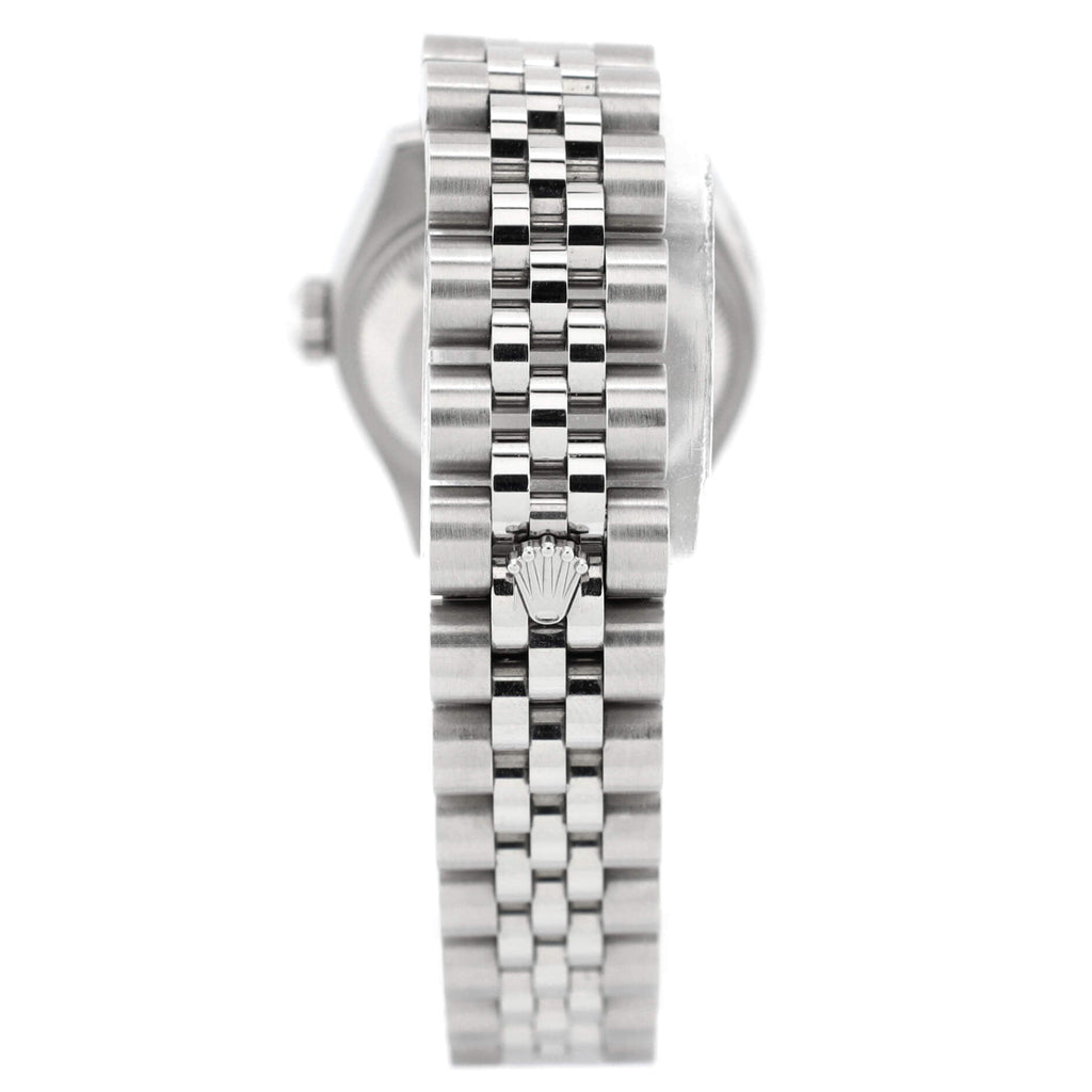 Oyster Perpetual Datejust Automatic Watch Stainless Steel and White Gold with Diamond Markers 26
