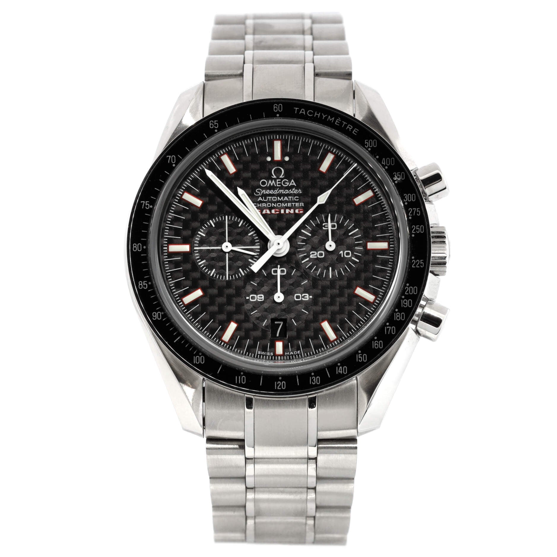 Speedmaster Racing Co-Axial Chronograph Automatic Watch Stainless Steel 40