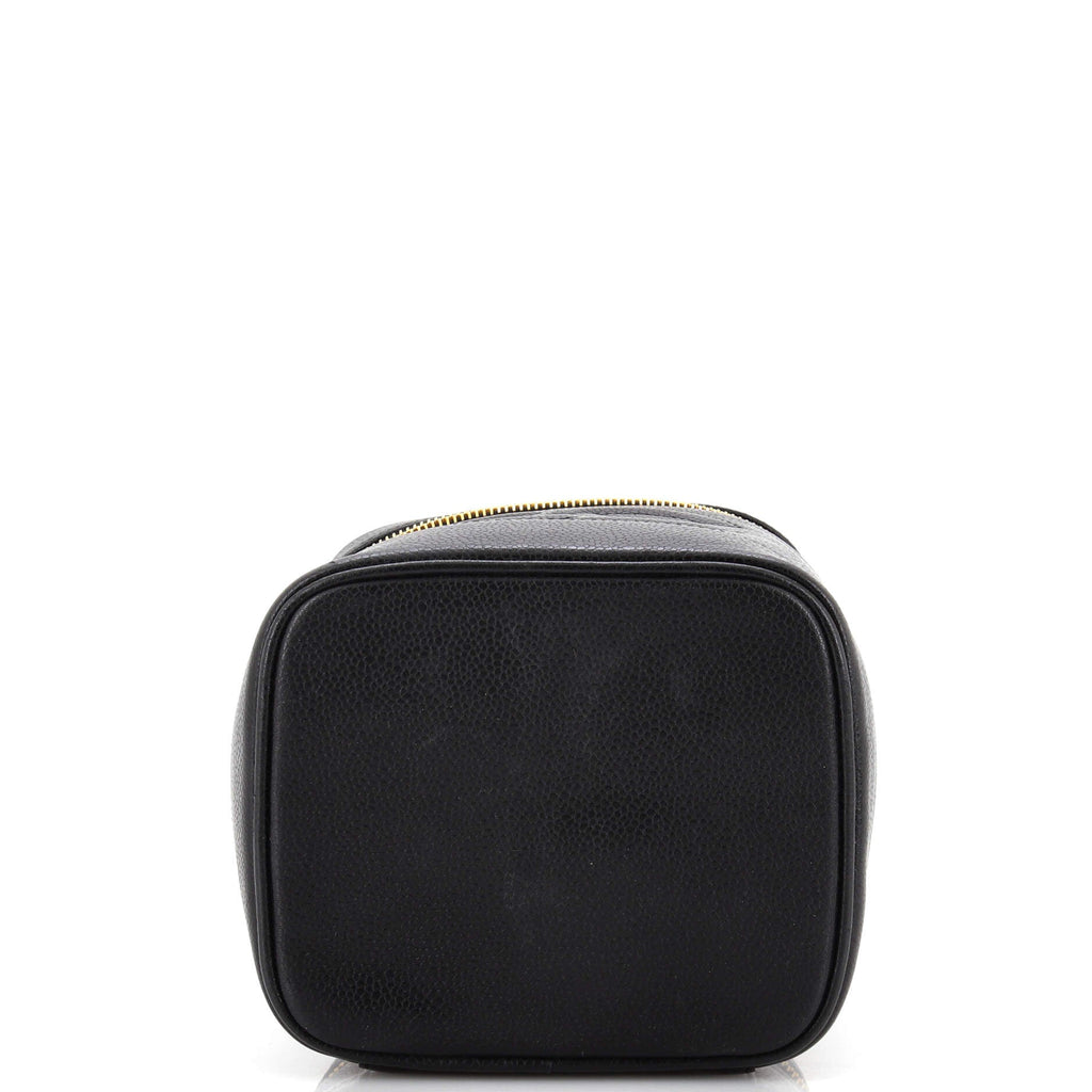 Vintage Timeless Cosmetic Case Caviar Tall