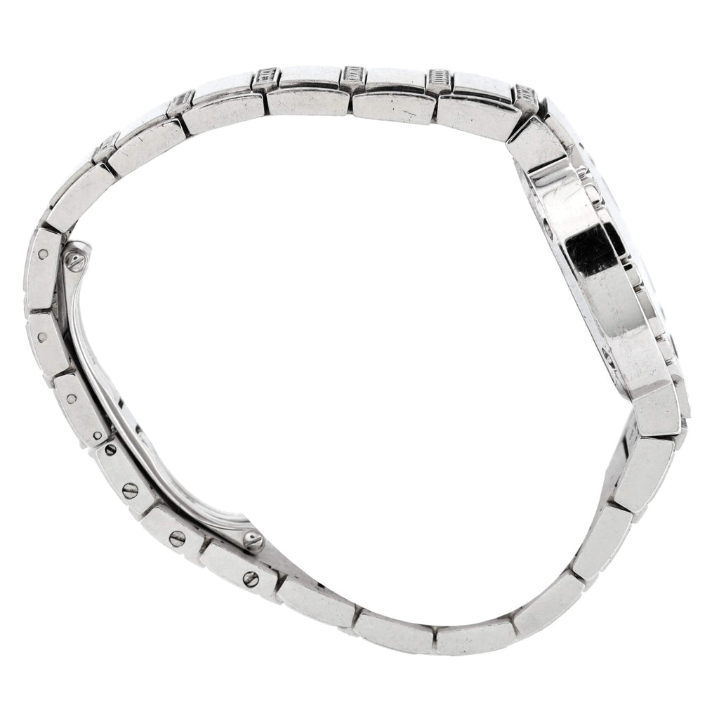 Polo Quartz Watch White Gold with Diamond Bezel, Dial and Bracelet 28