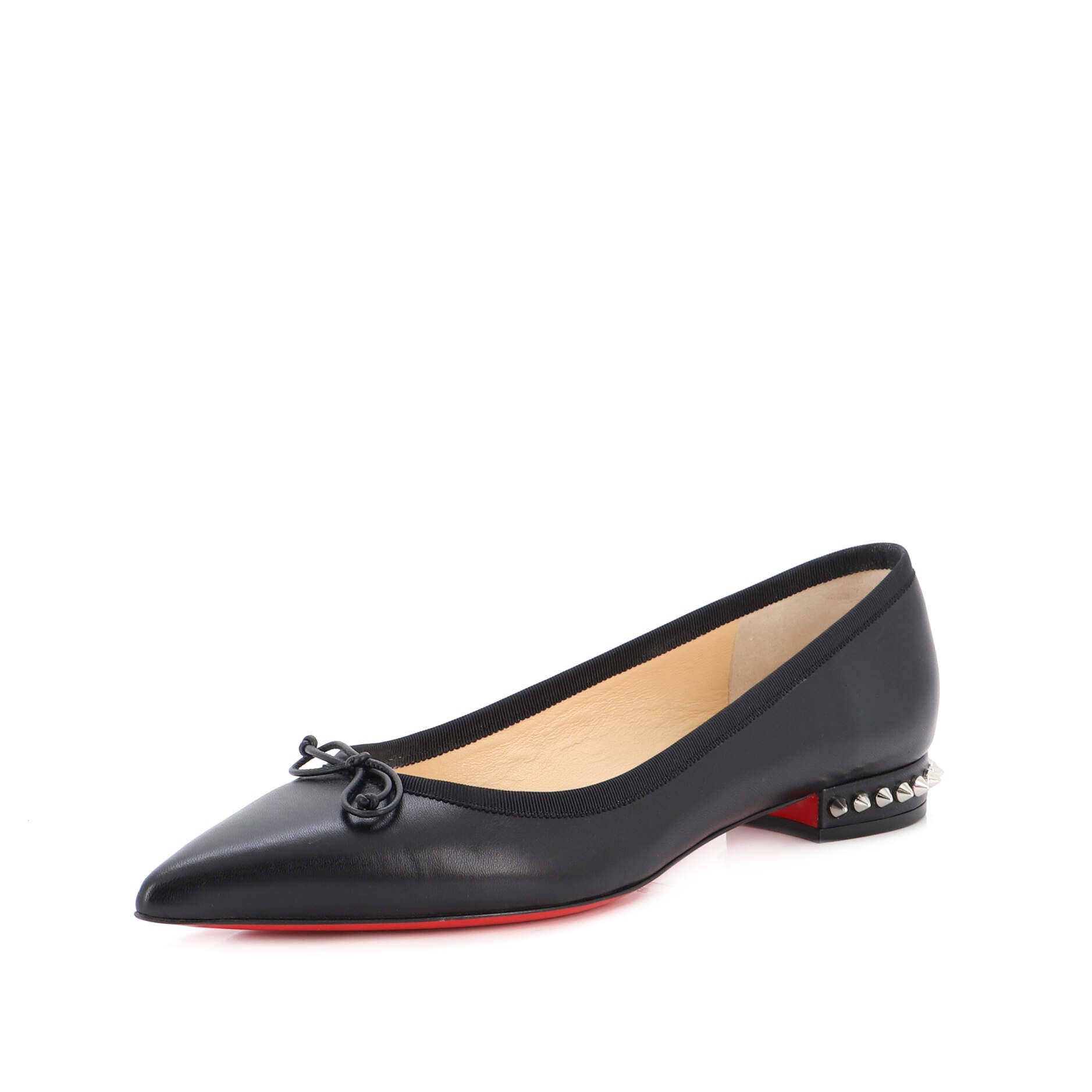 Women's Hall Spike Flats Leather
